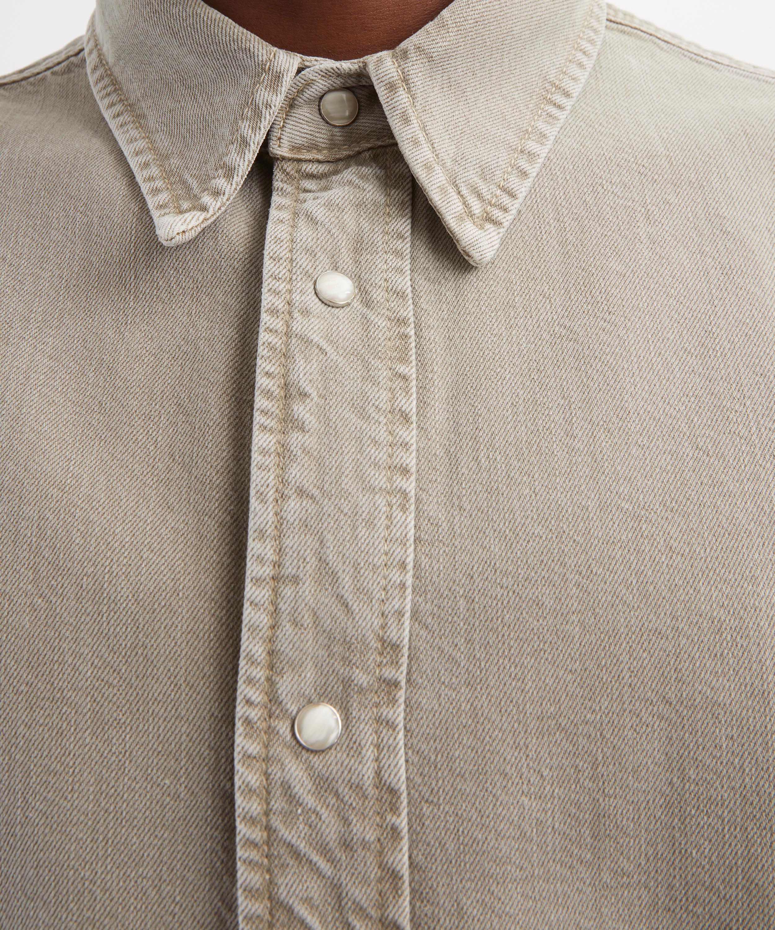 Frame - Stormcloud Denim Overshirt image number 4