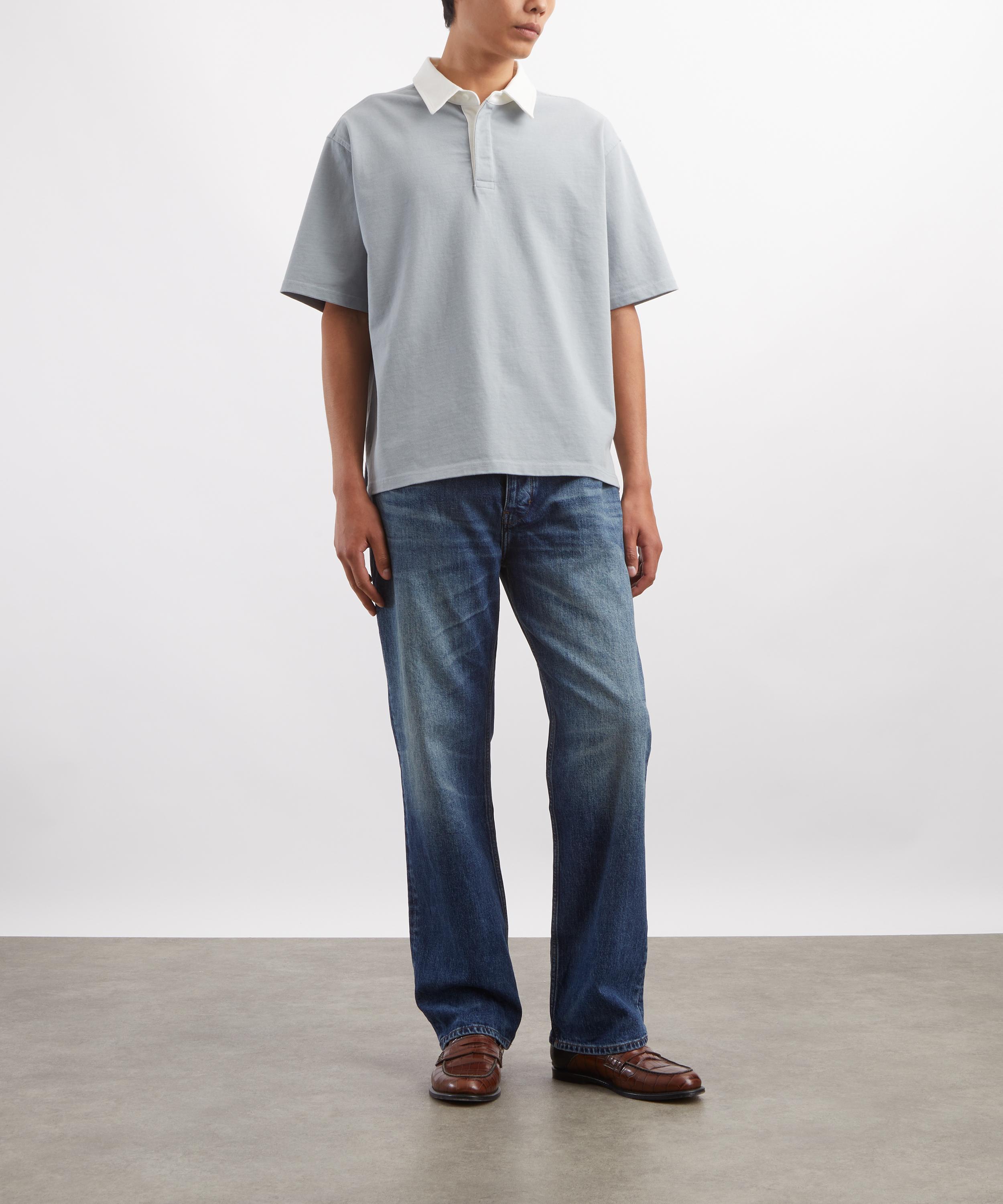 Frame - Blue Grey Rugby Polo image number 1