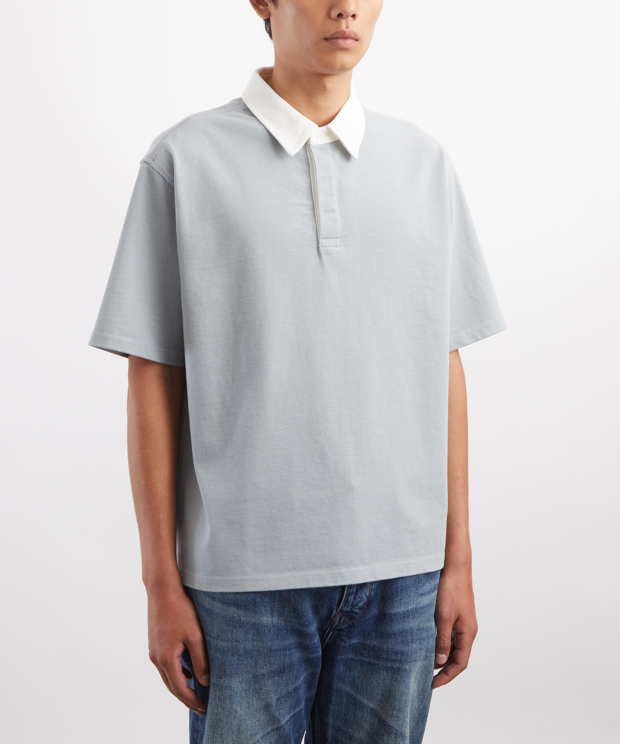 Frame - Blue Grey Rugby Polo image number 2