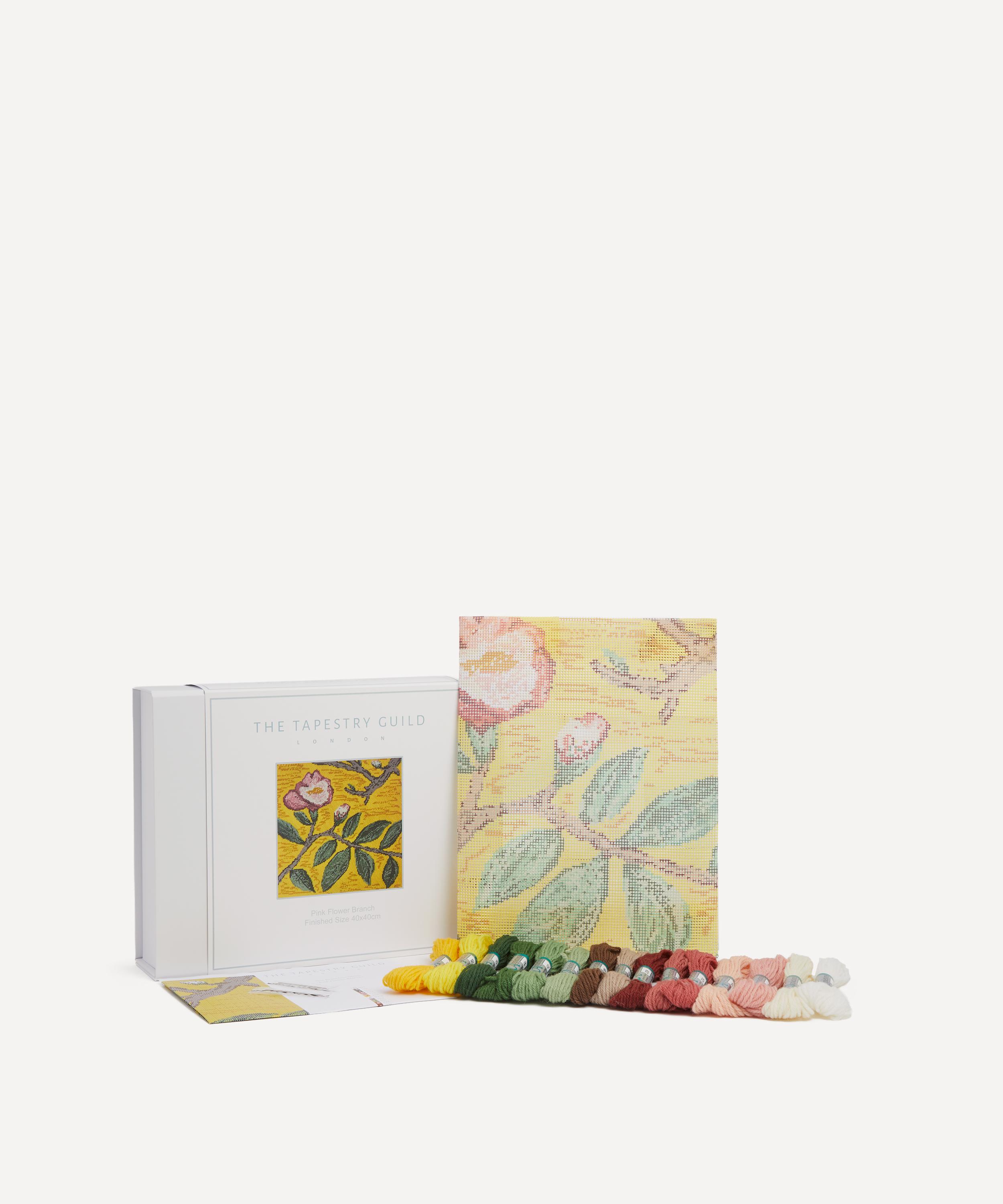 The Tapestry Guild - The Pink Flower Tapestry Kit image number 1