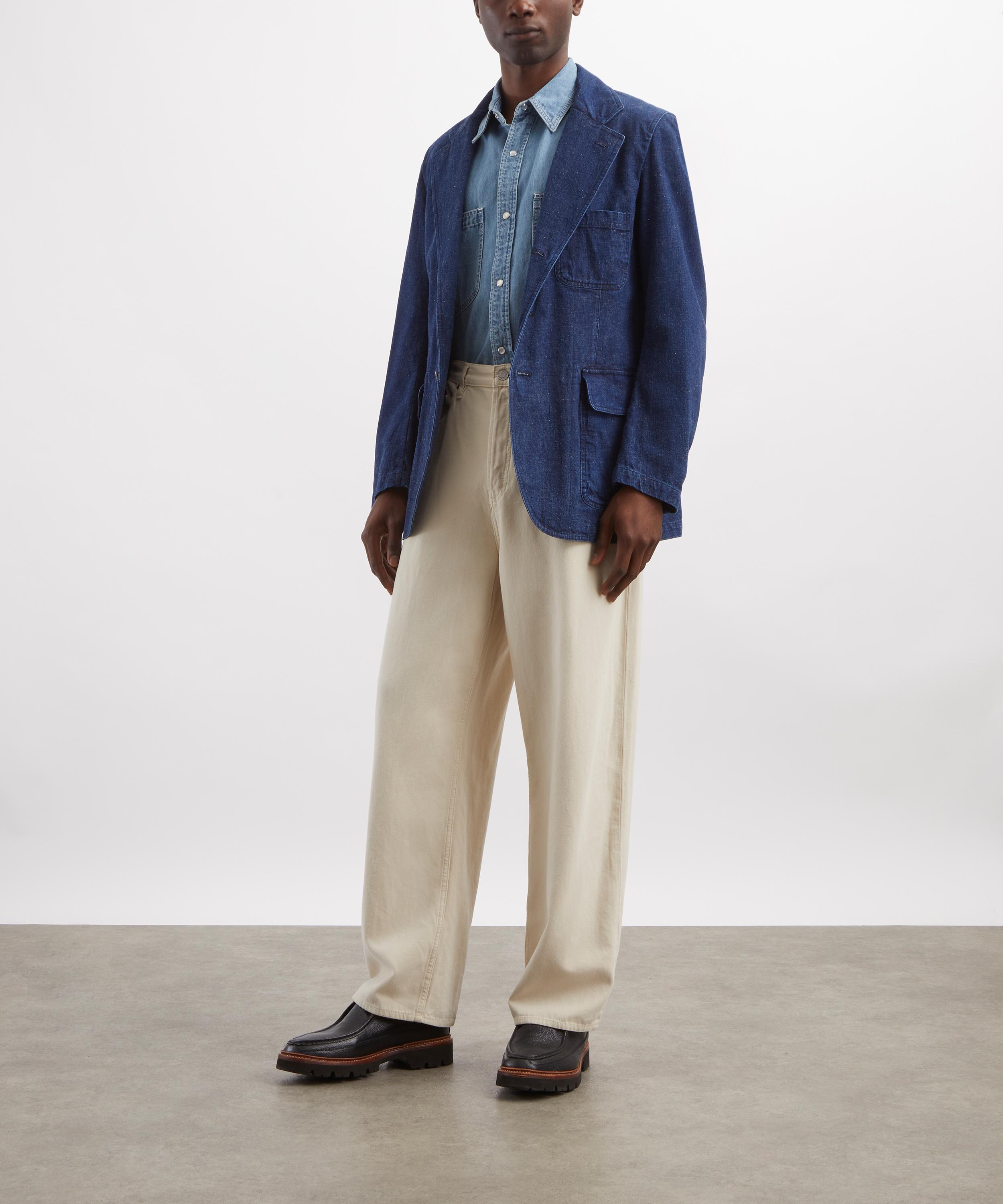 Drakes - Indigo Cotton-Linen Games Blazer Mk. I image number 1