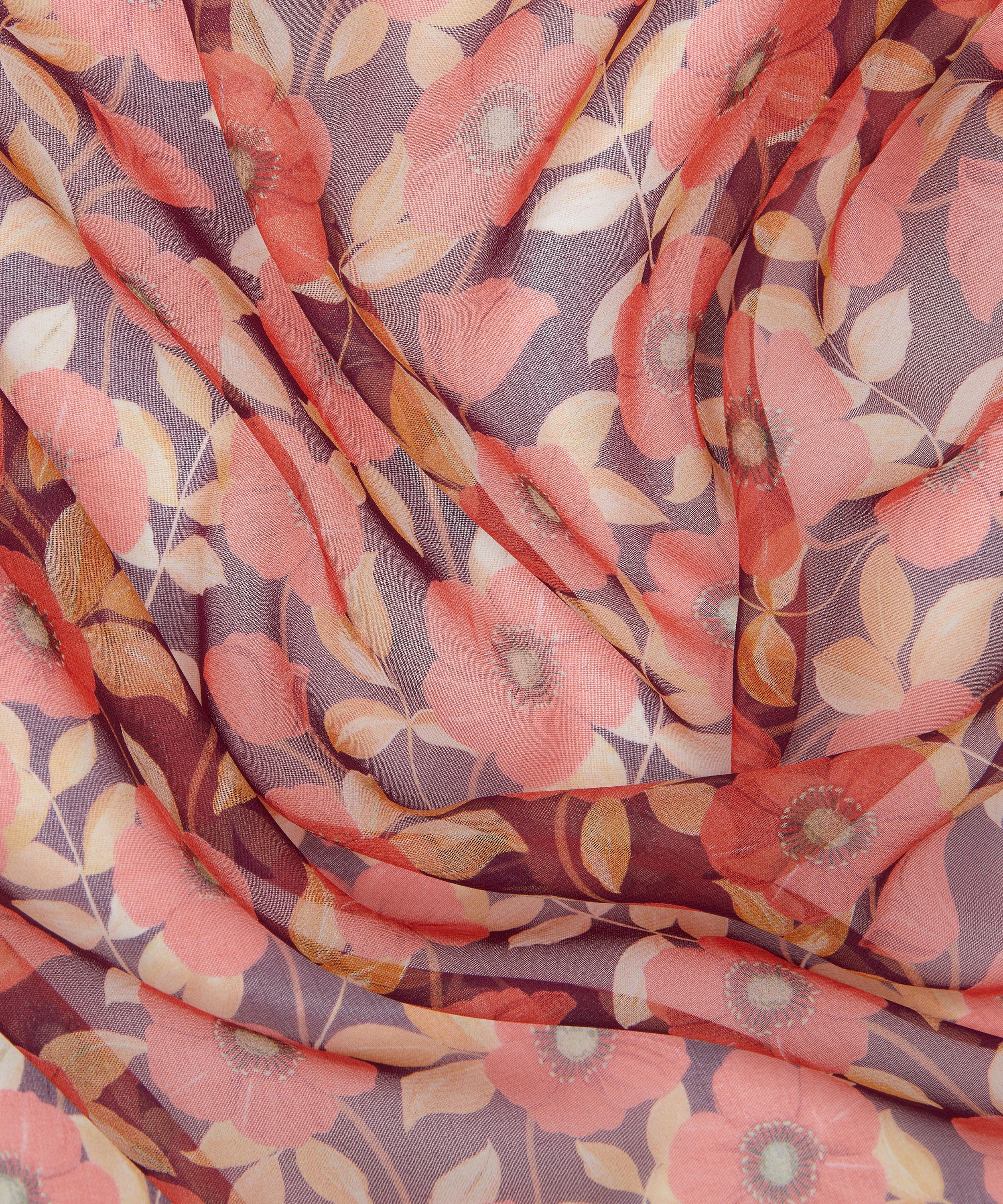 Liberty Fabrics - Anemone Trail Chelsea Silk Georgette image number 3