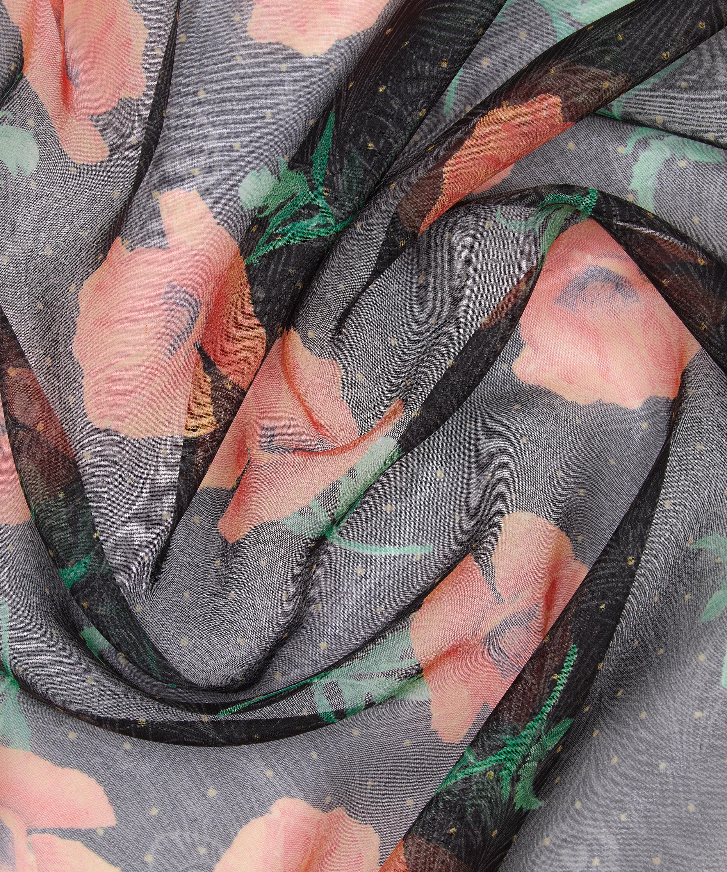 Liberty Fabrics - Poppy Plume Chelsea Silk Georgette image number 3