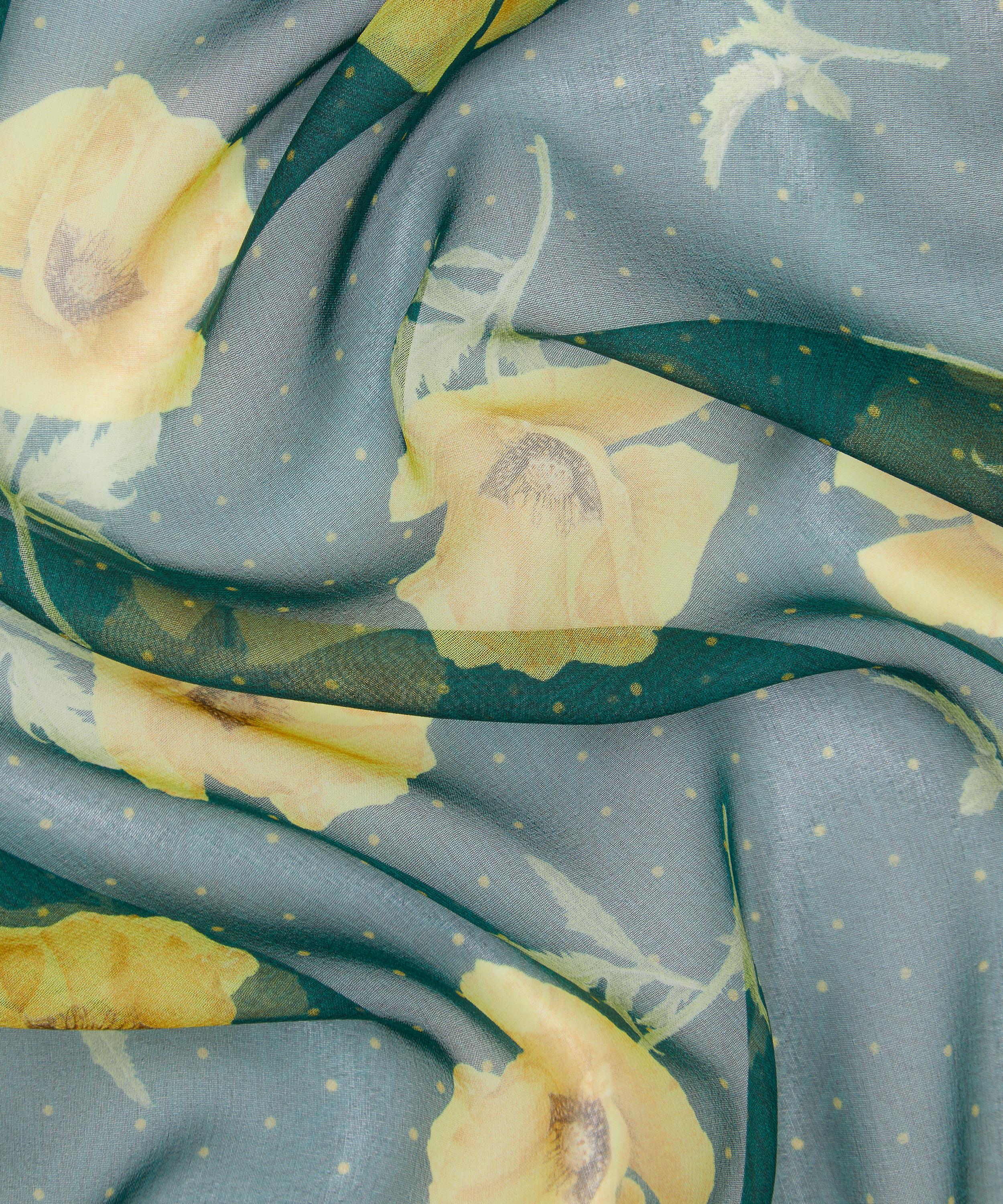Liberty Fabrics - Poppy Plume Chelsea Silk Georgette image number 3