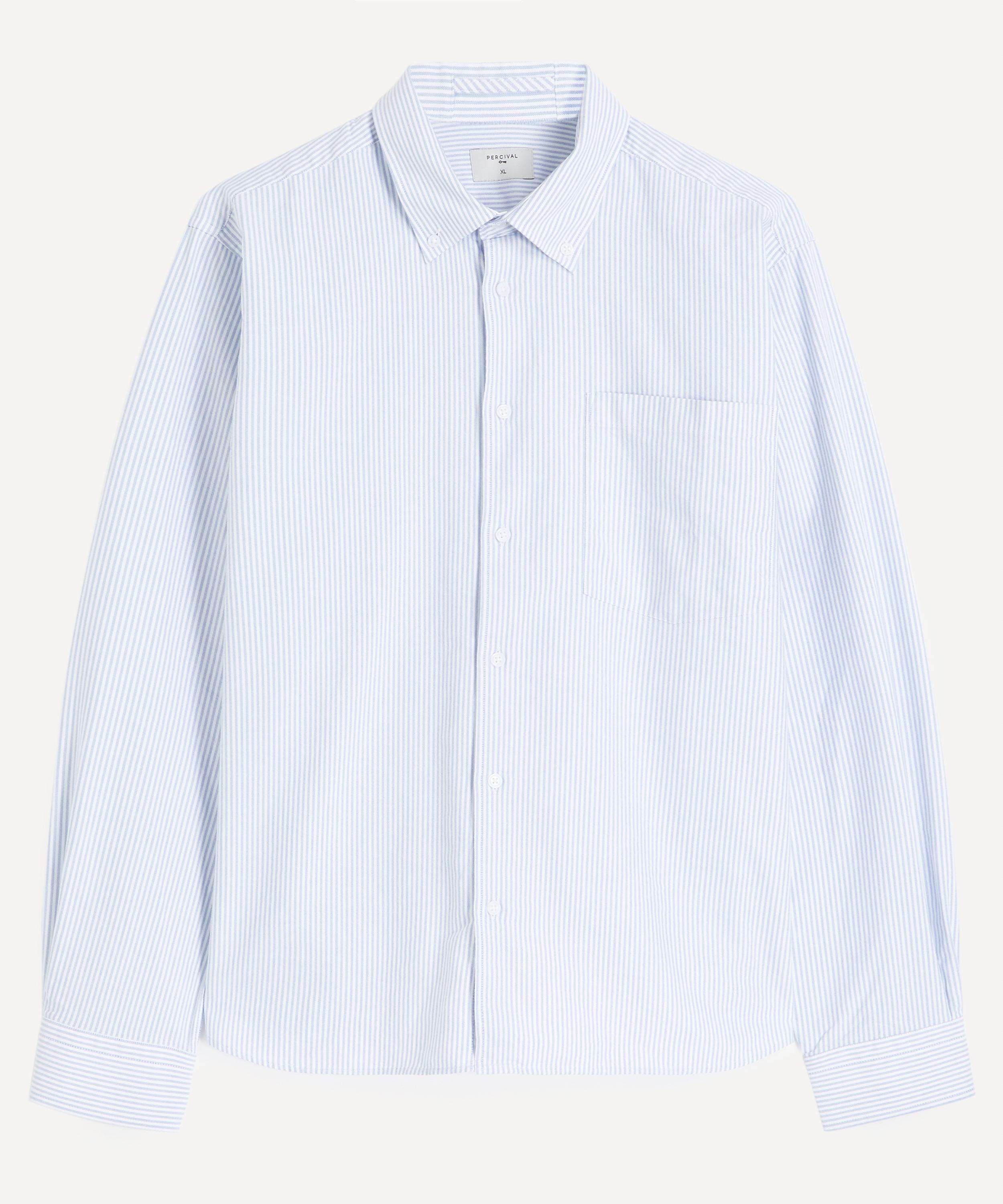 Percival - Striped Cotton Oxford Shirt