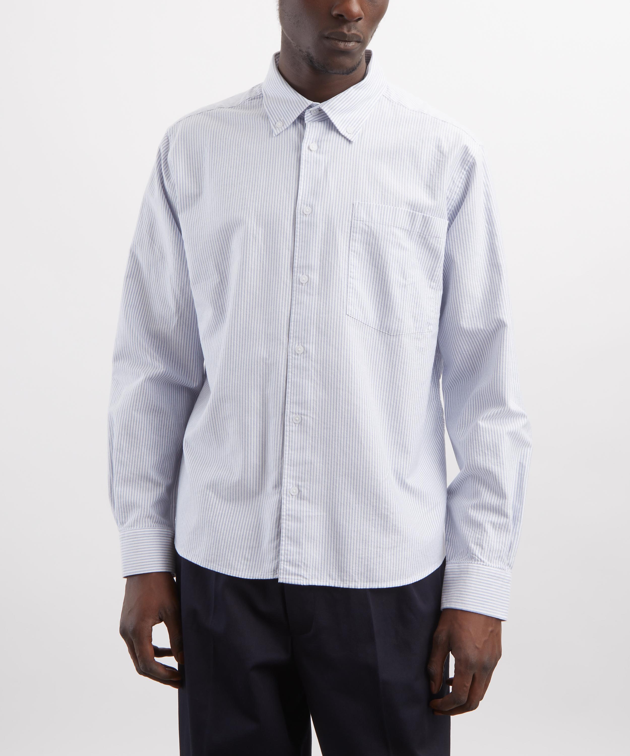 Percival - Striped Cotton Oxford Shirt image number 2