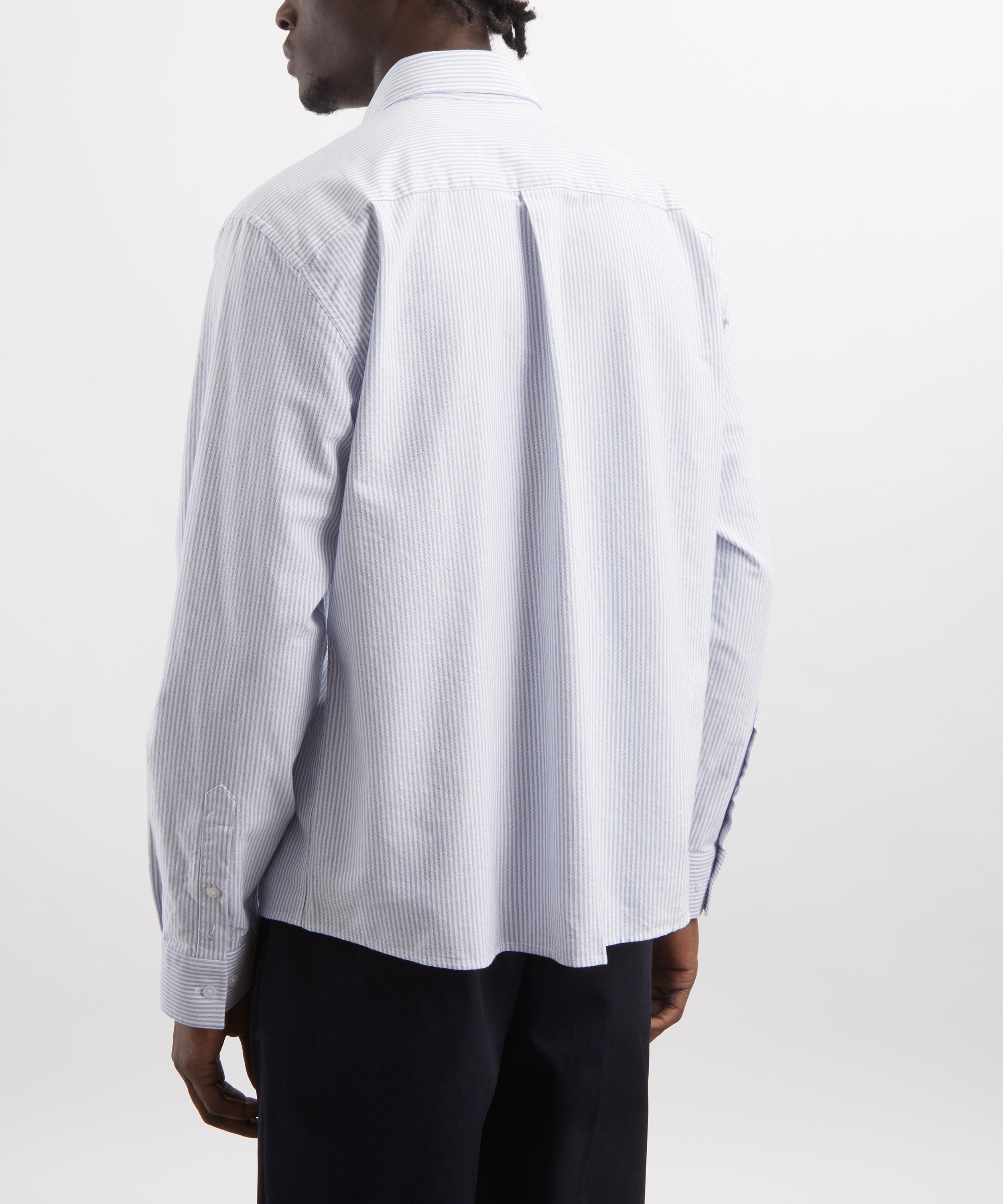 Percival - Striped Cotton Oxford Shirt image number 3