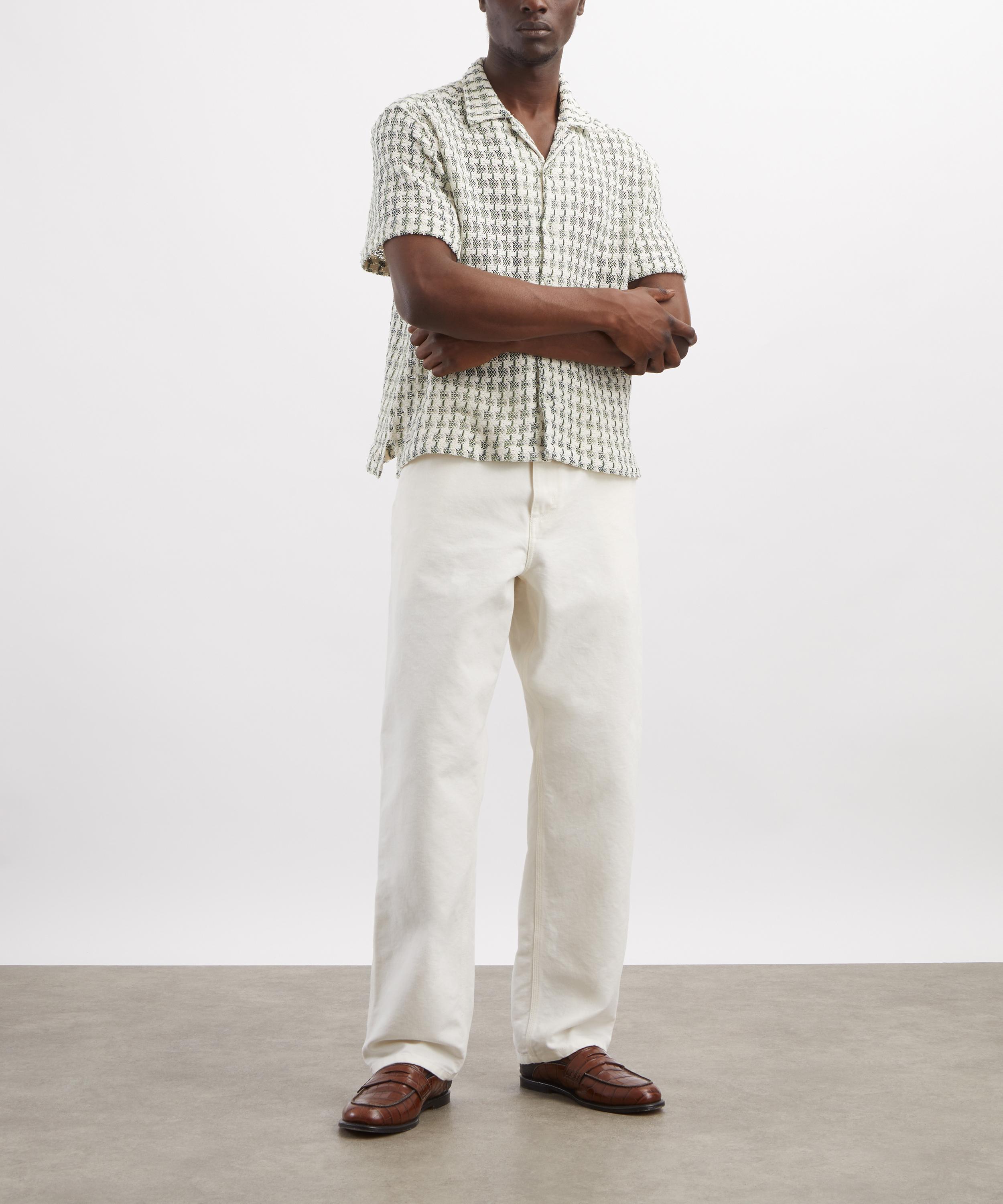 Percival - Freddie Crochet Boxy Short Sleeve Shirt image number 1