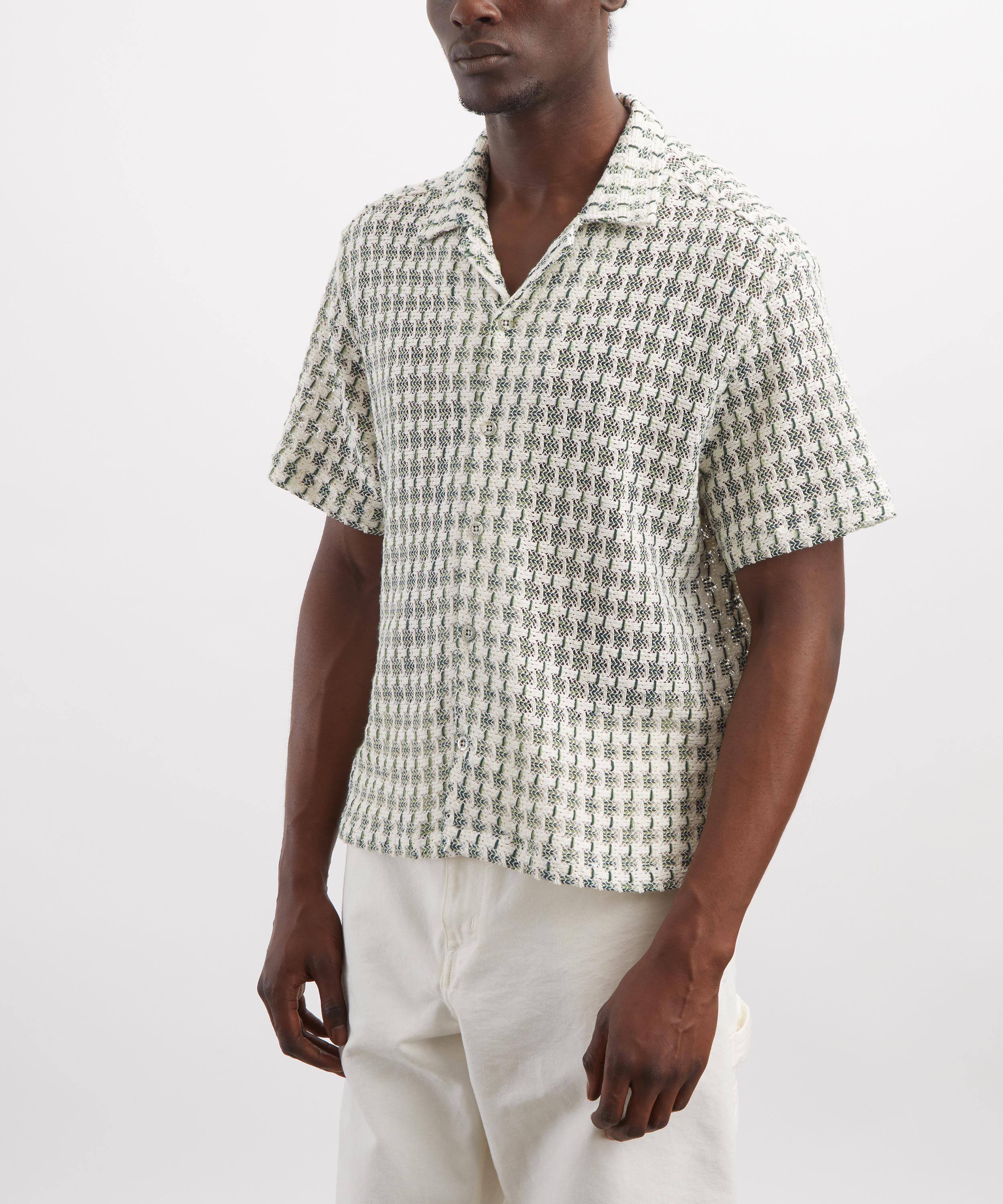 Percival - Freddie Crochet Boxy Short Sleeve Shirt image number 2