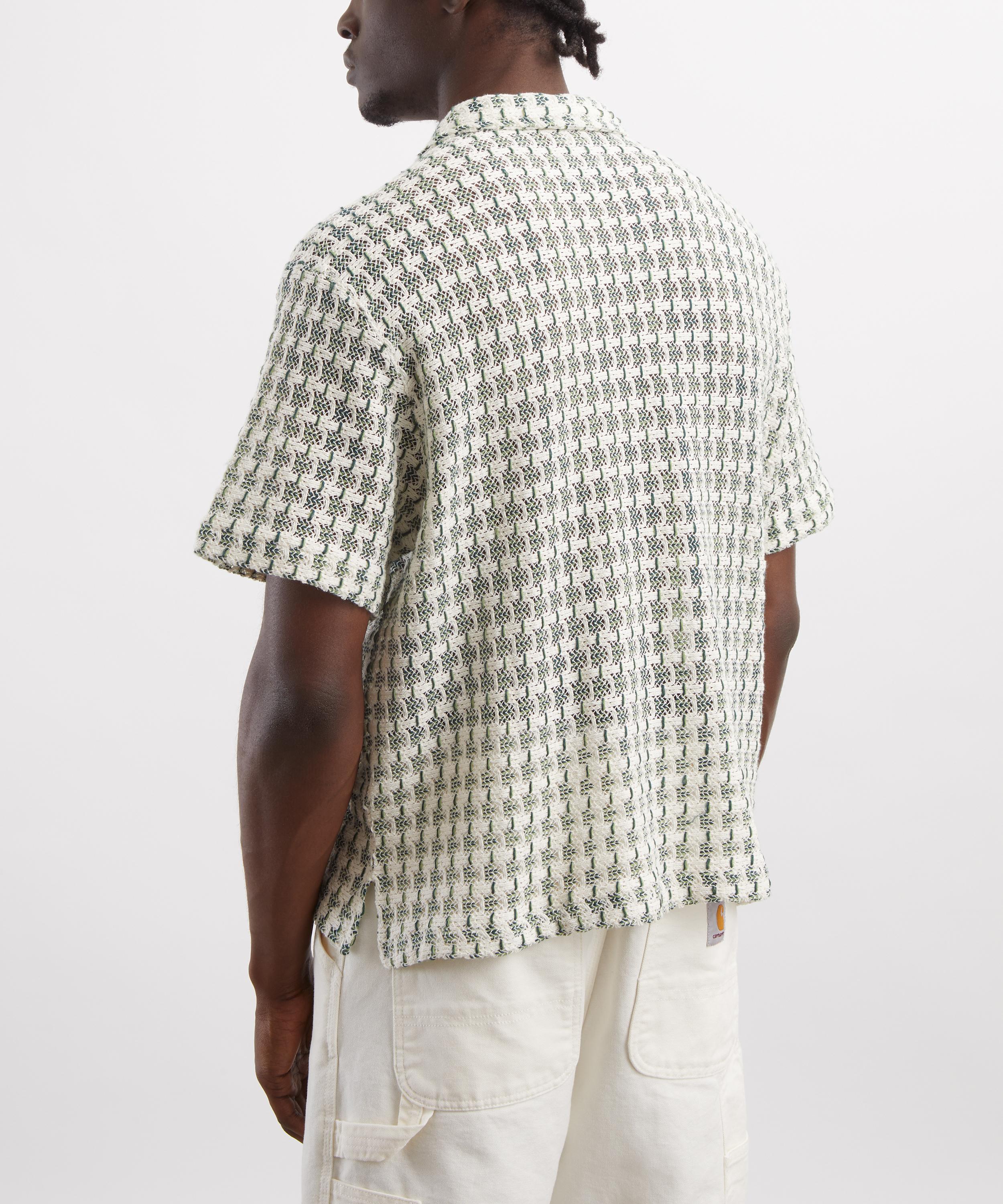 Percival - Freddie Crochet Boxy Short Sleeve Shirt image number 3