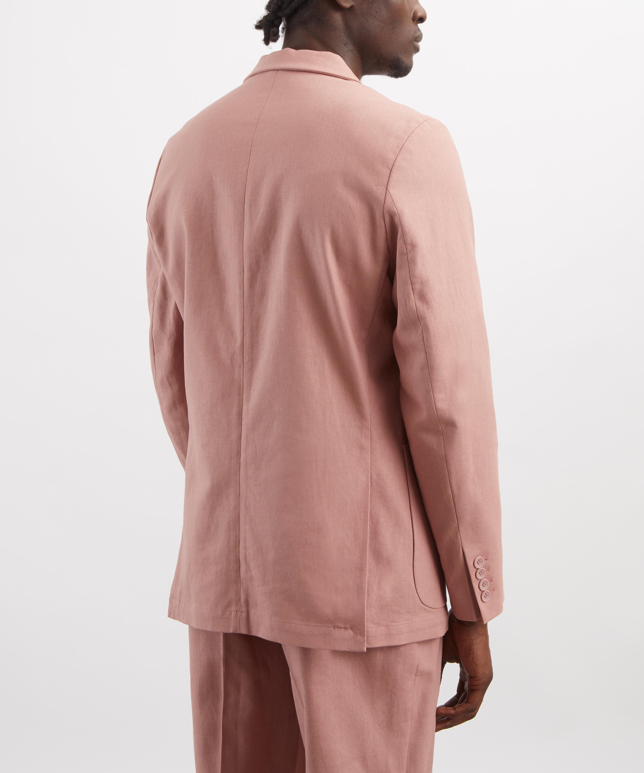 Percival - Mauve Tailored Linen Blazer image number 3