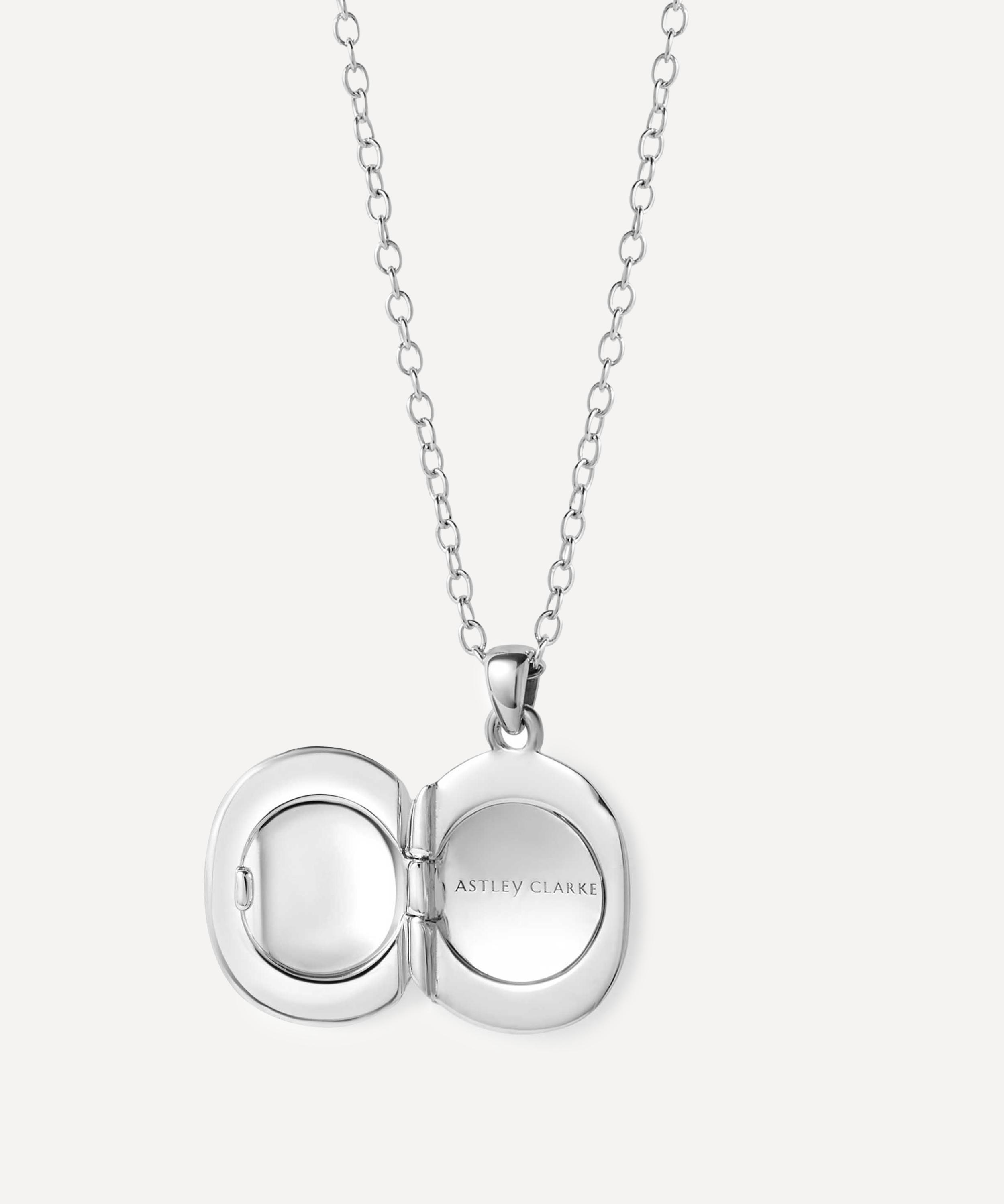 Astley Clarke - Mixed Metal Aurora Weave Locket Necklace image number 3