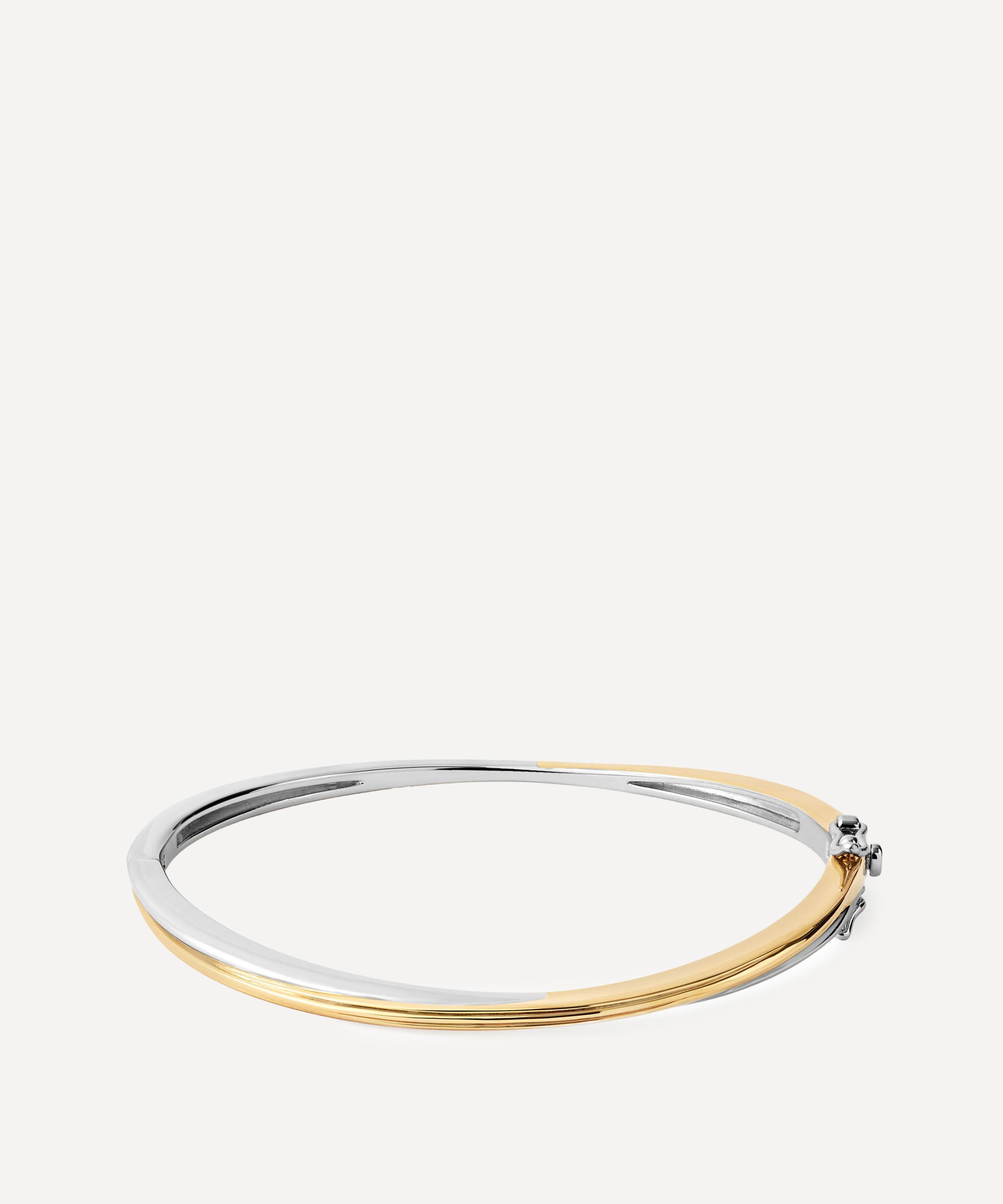 Astley Clarke - Mixed Metal Aurora Weave Bangle Bracelet
