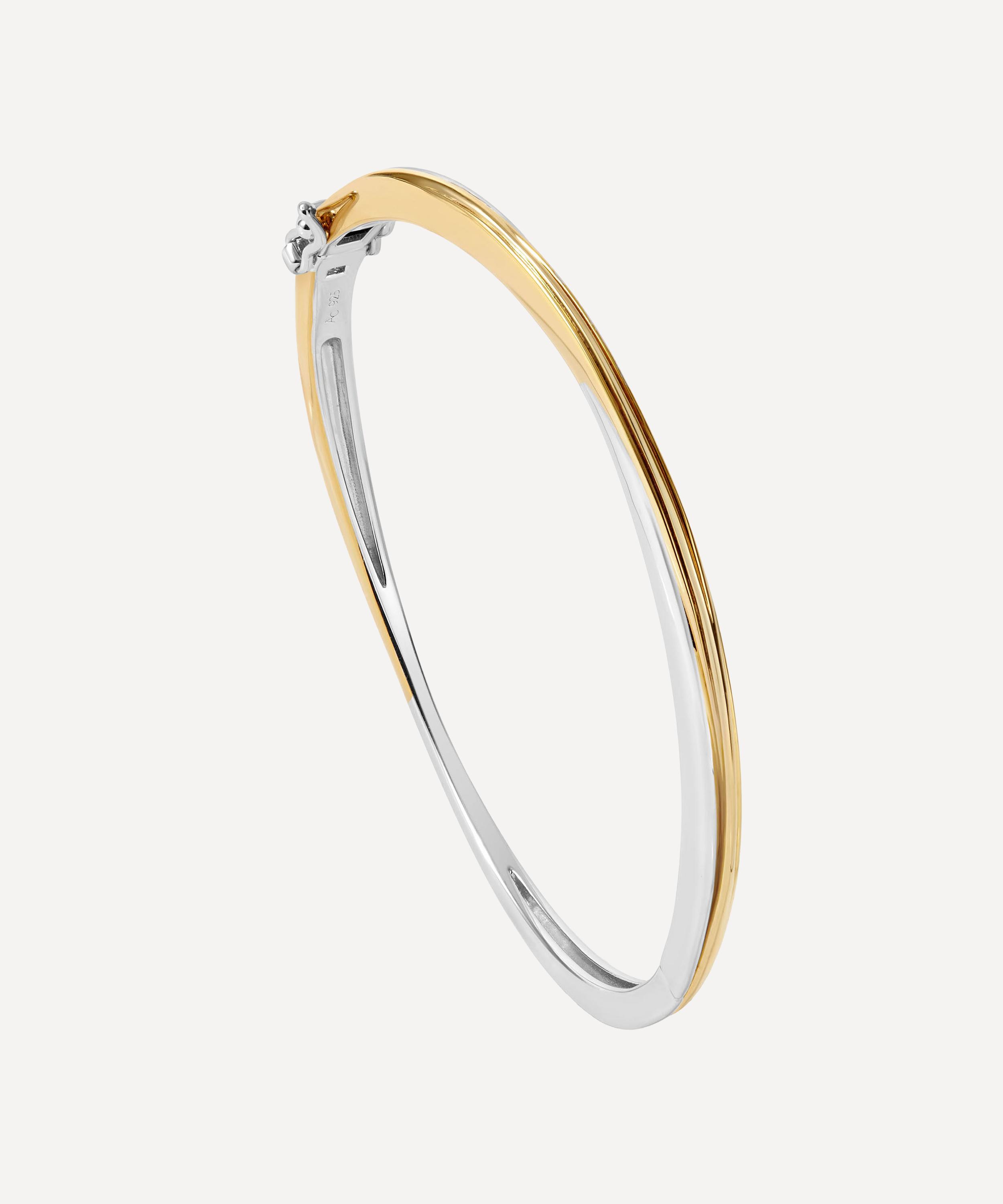 Astley Clarke - Mixed Metal Aurora Weave Bangle Bracelet image number 3