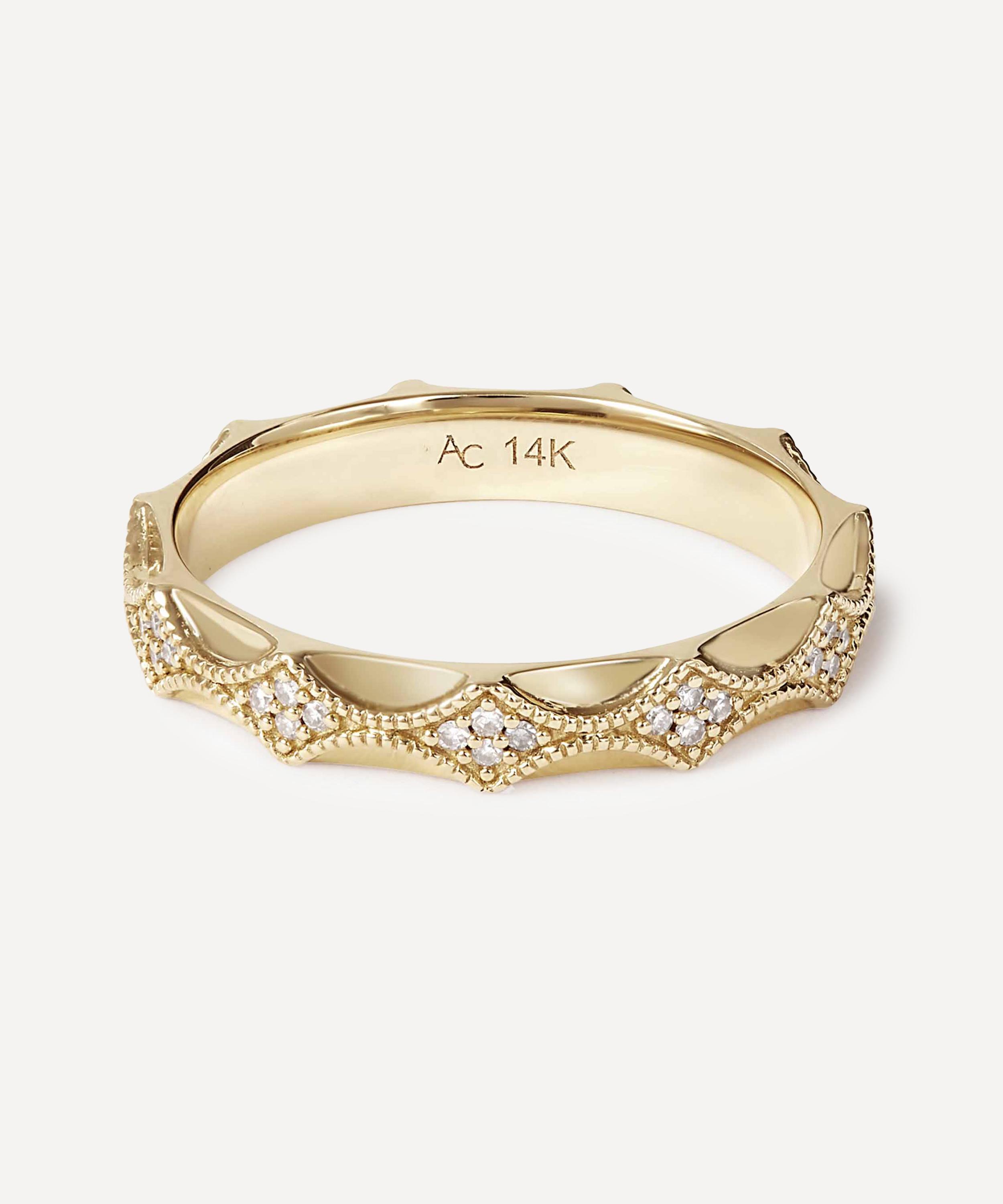 Astley Clarke - 14ct Gold Diamond Eternity Ring