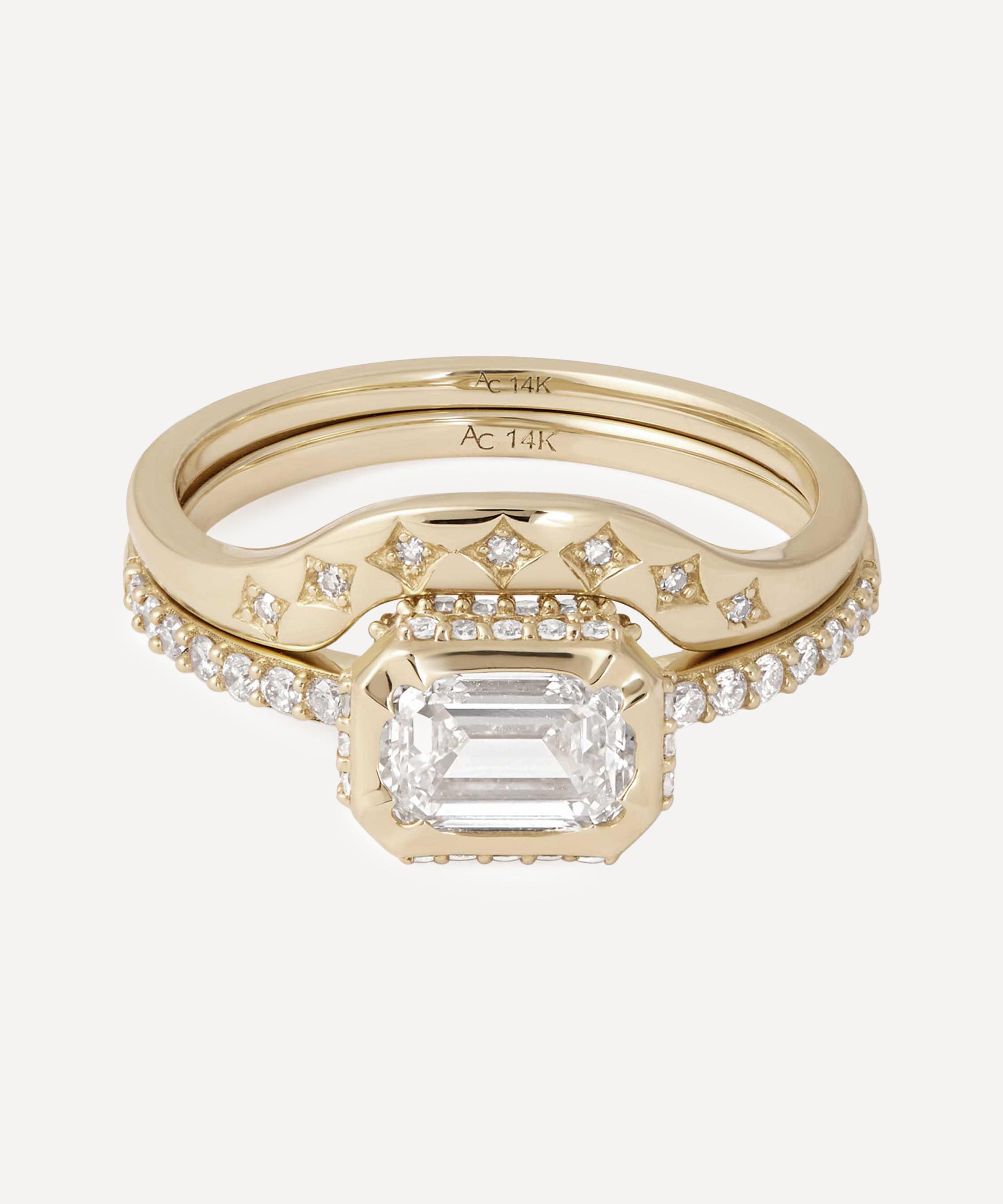 Astley Clarke - 14ct Gold Diamond Ring Jacket