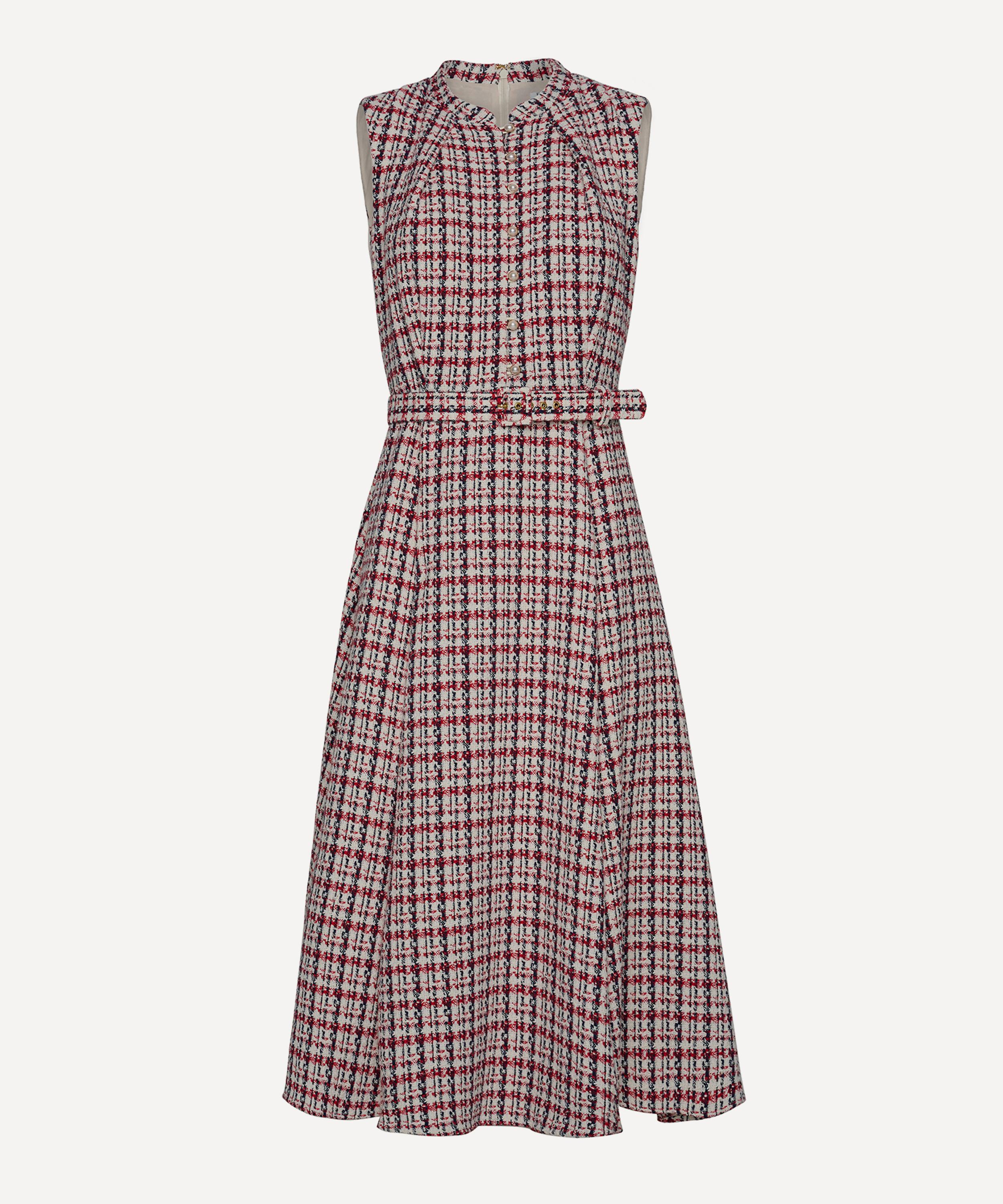 Beulah - Ahana Sleeveless Check Dress