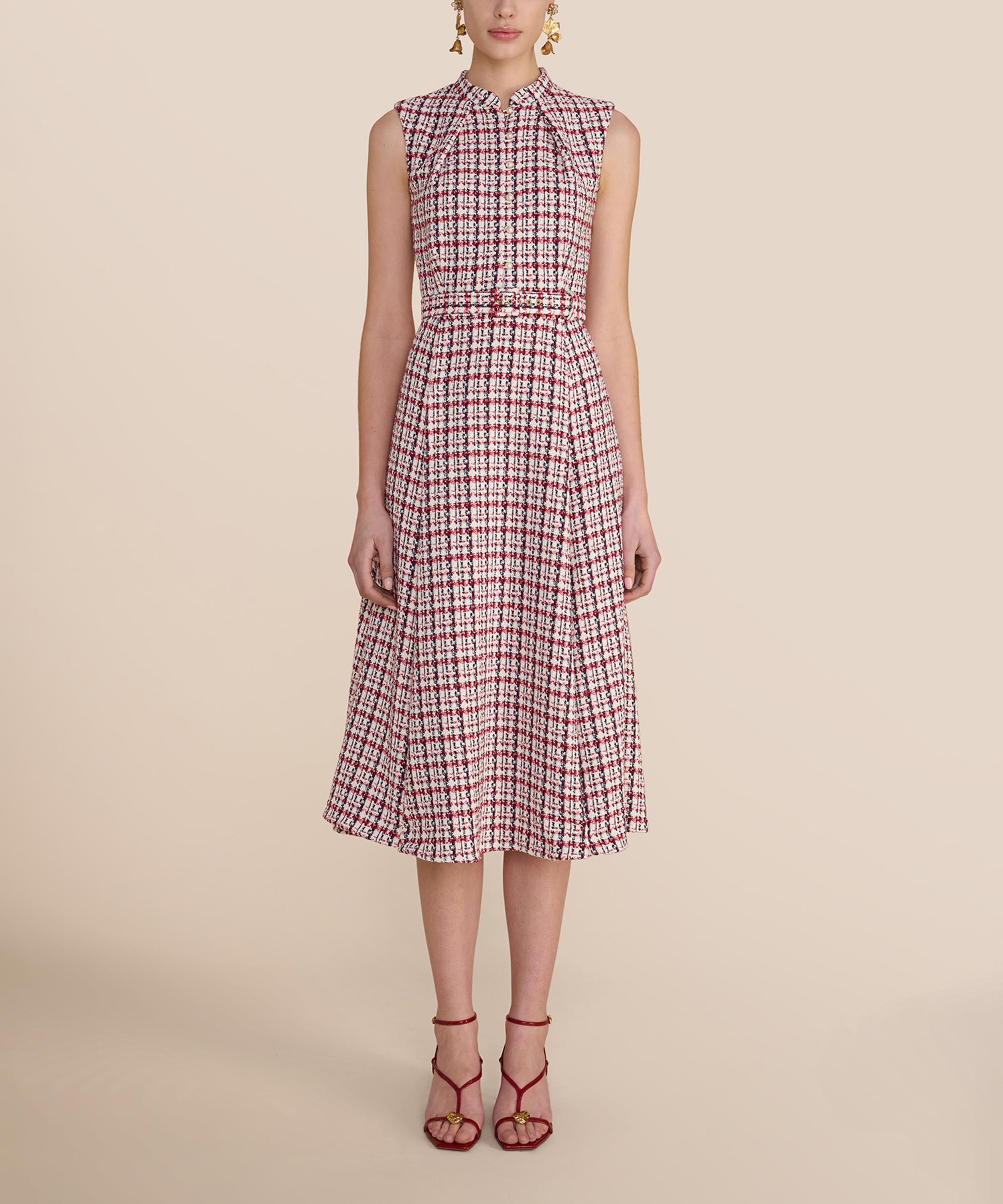Beulah - Ahana Sleeveless Check Dress image number 1