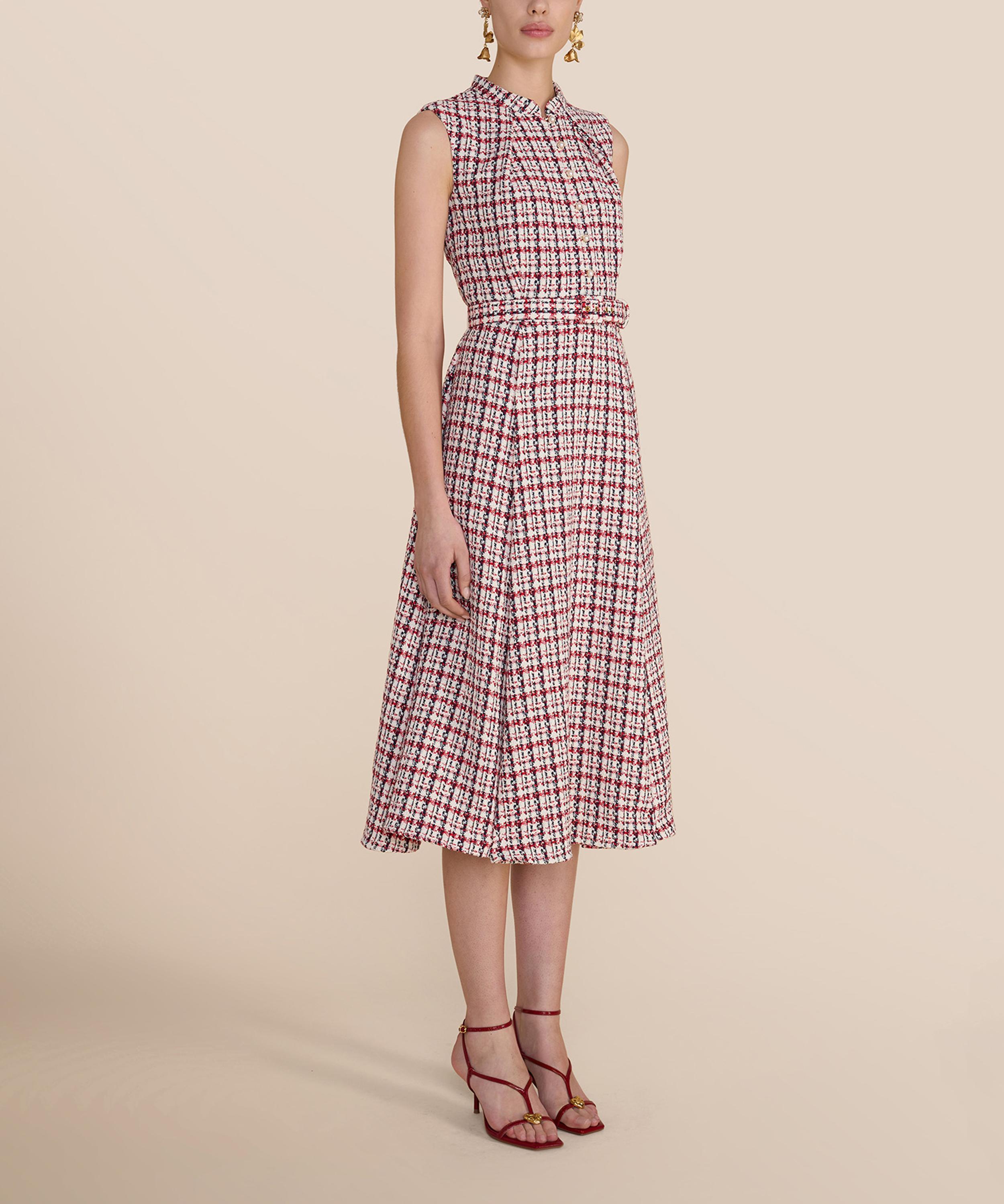 Beulah - Ahana Sleeveless Check Dress image number 2