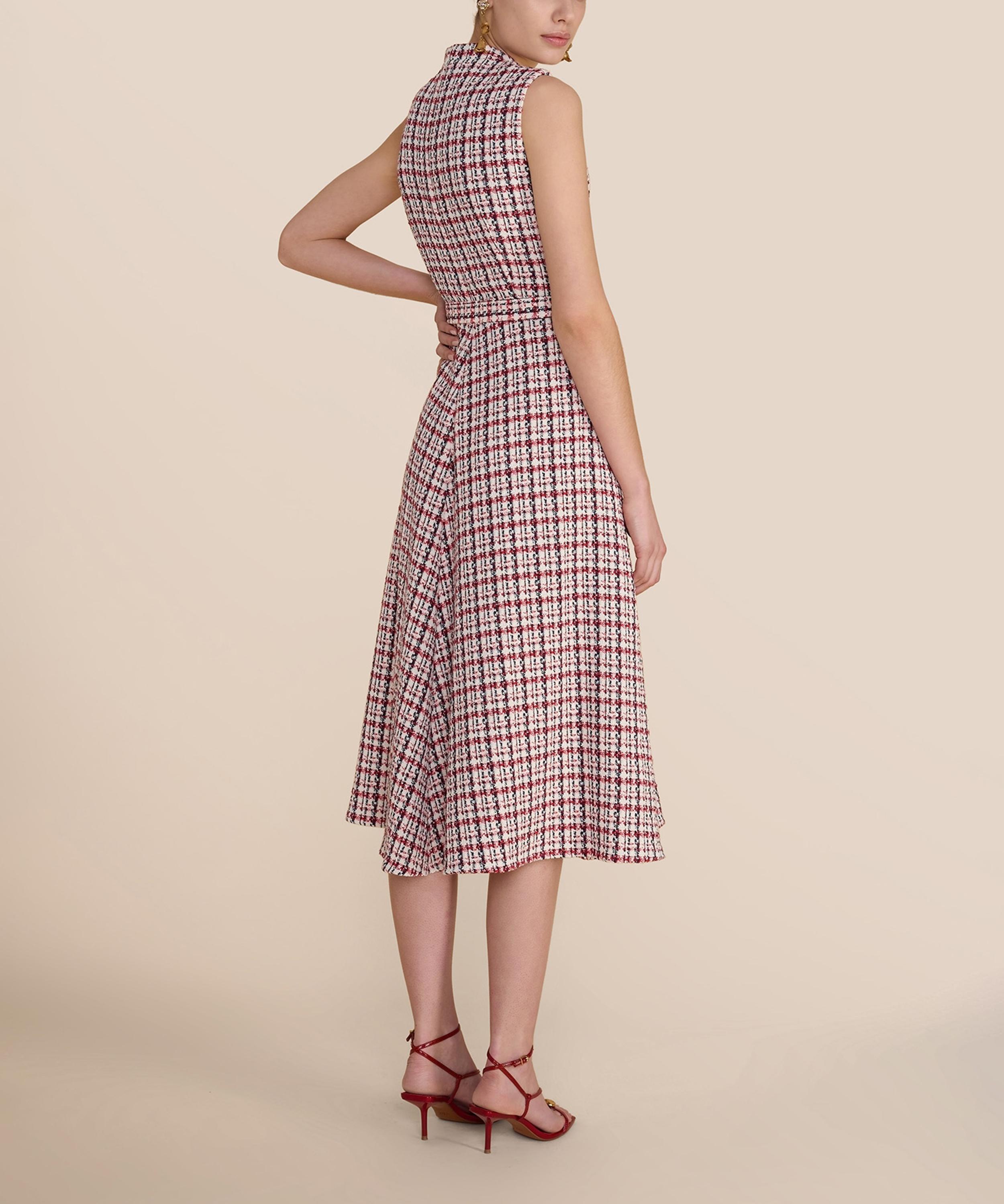 Beulah - Ahana Sleeveless Check Dress image number 4