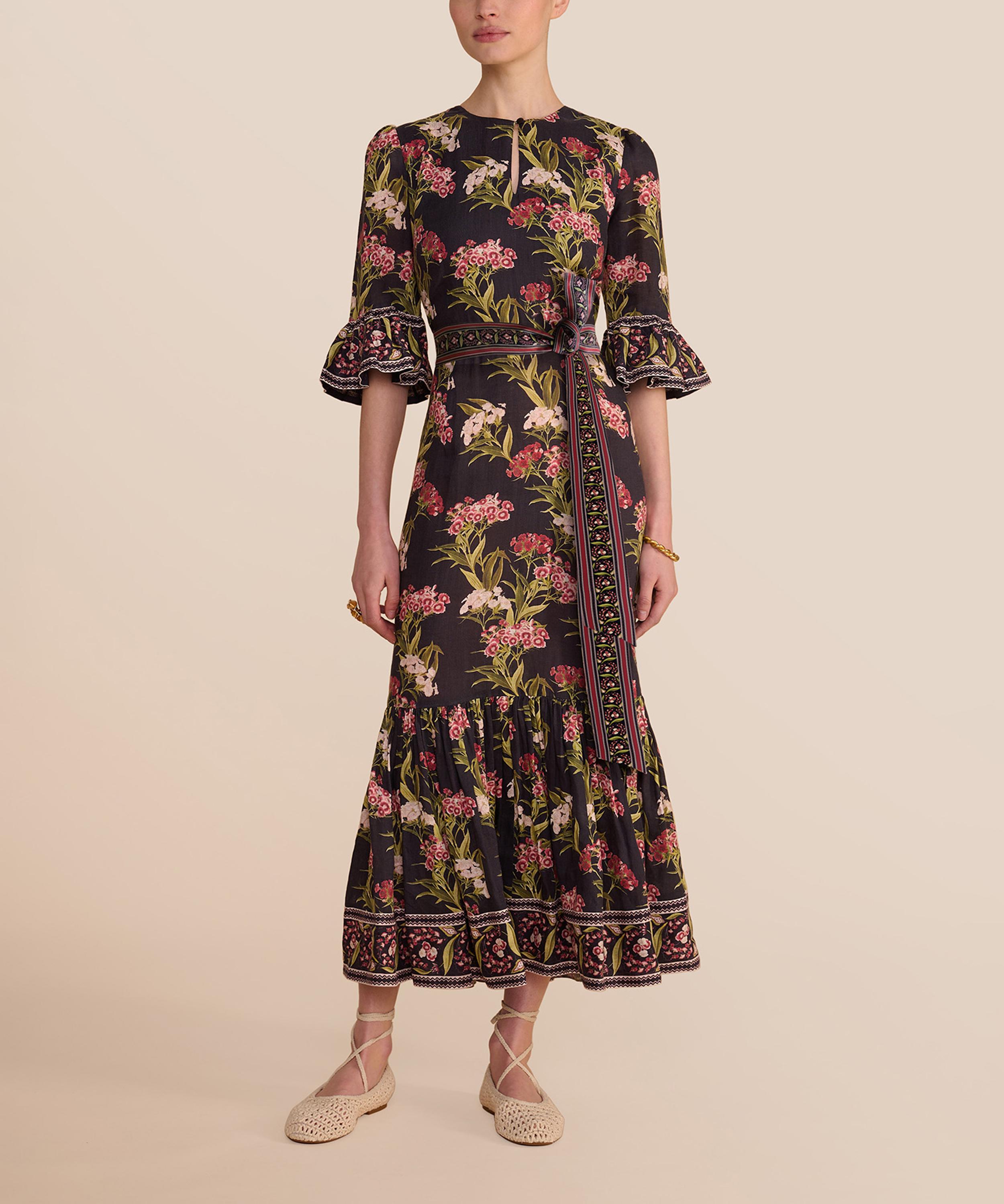 Beulah - Aster Navy Geranium Dress image number 1
