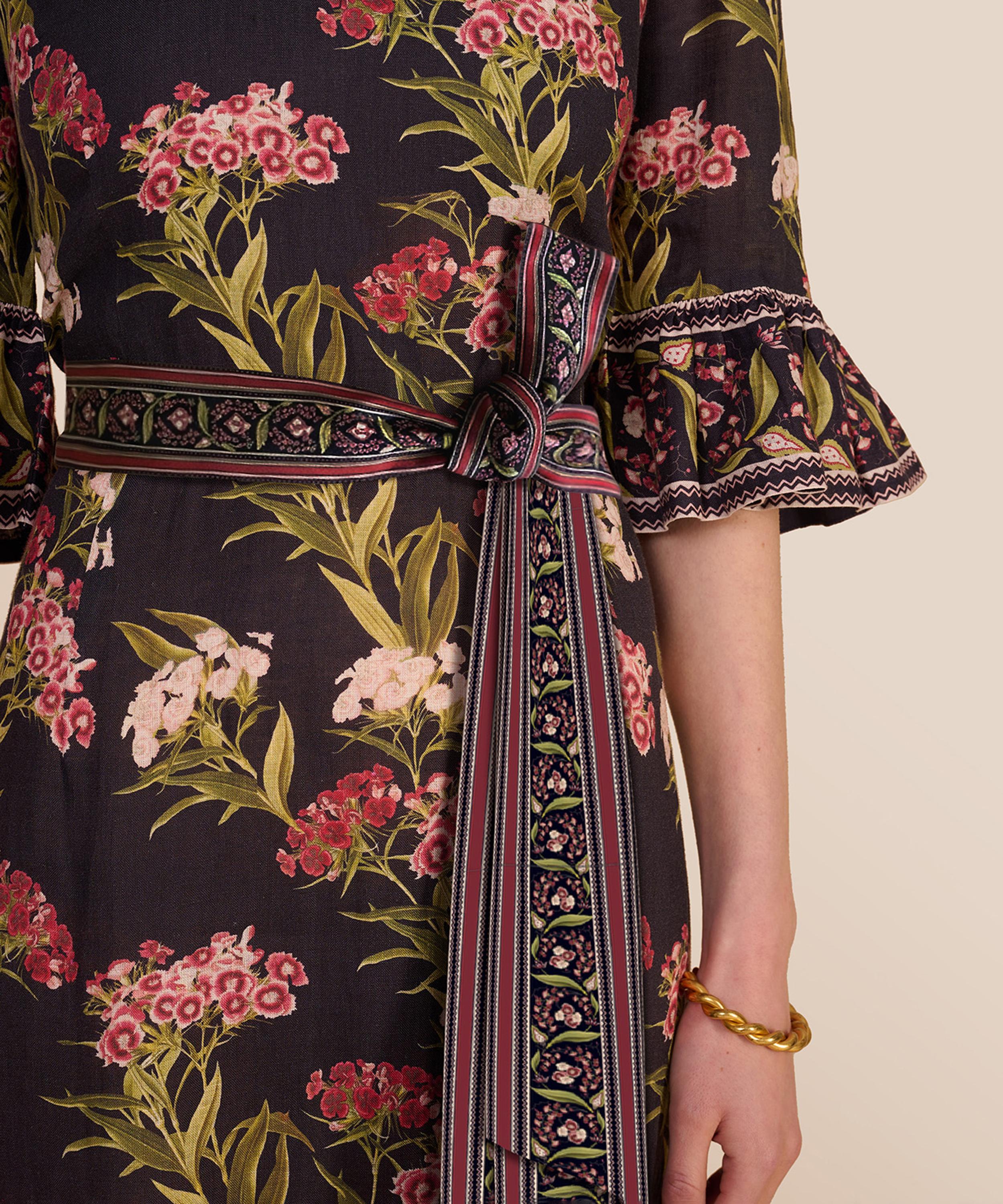 Beulah - Aster Navy Geranium Dress image number 6