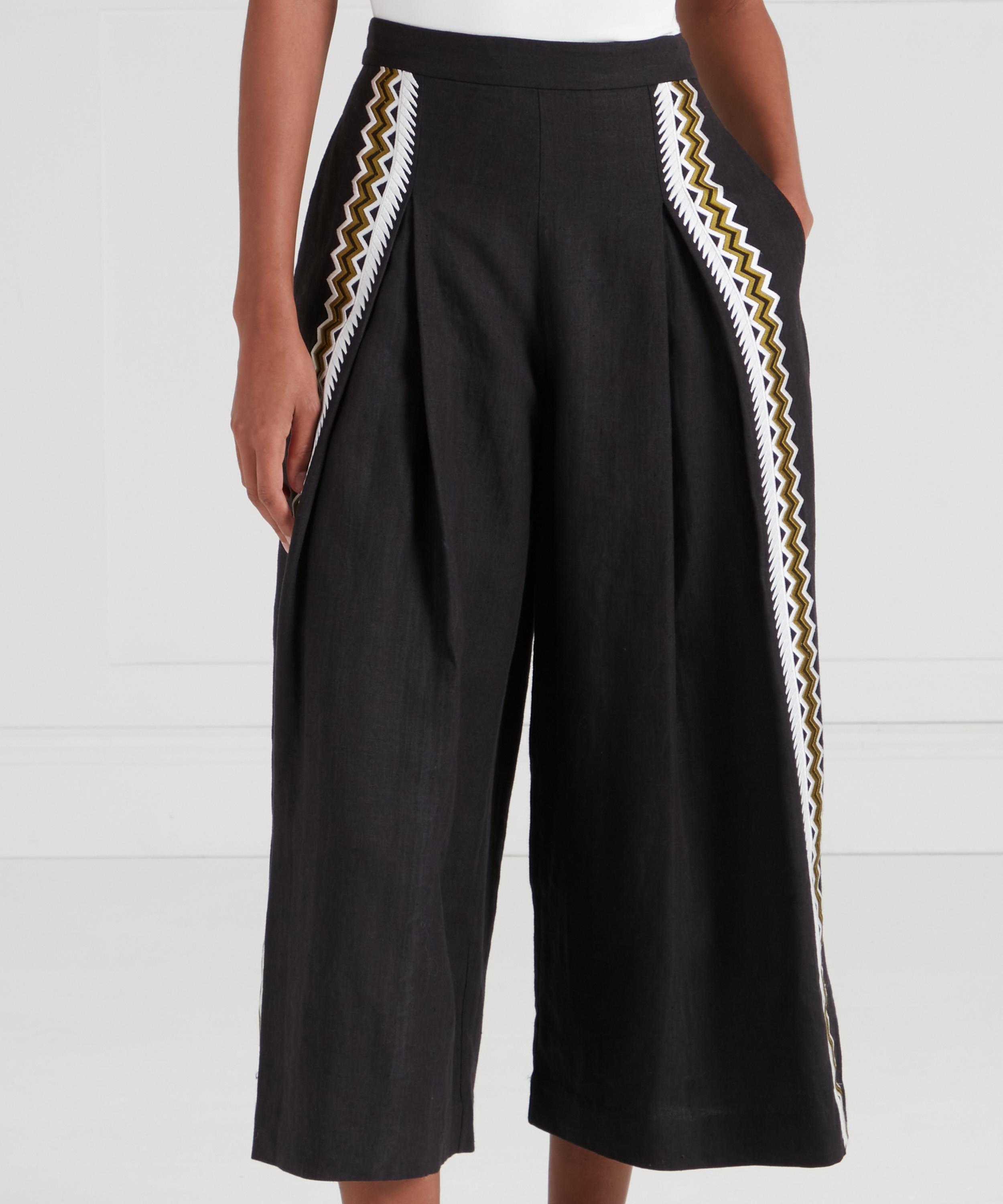Temperley London - Avalon Linen Trousers image number 1