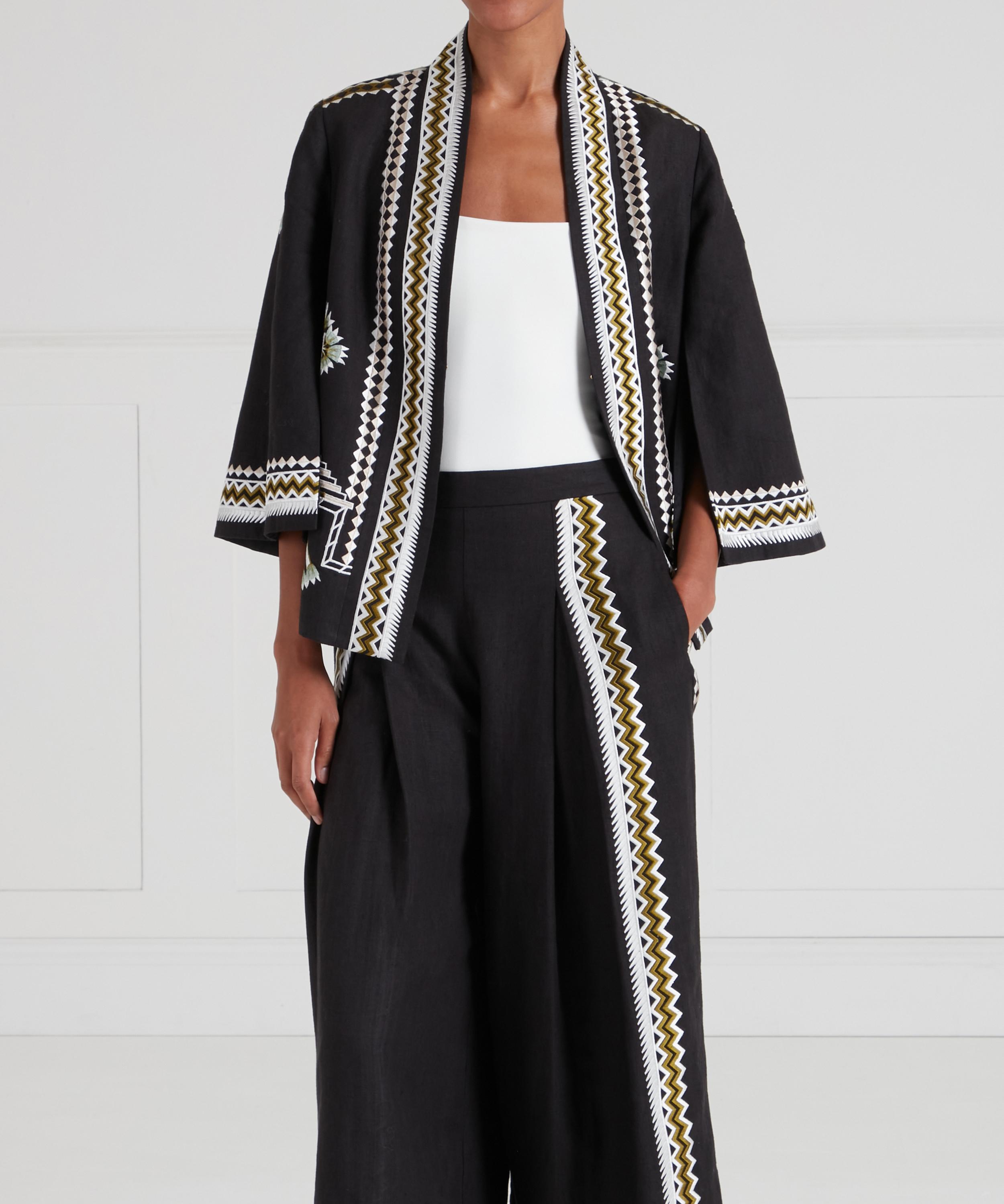 Temperley London - Avalon Linen Trousers image number 4