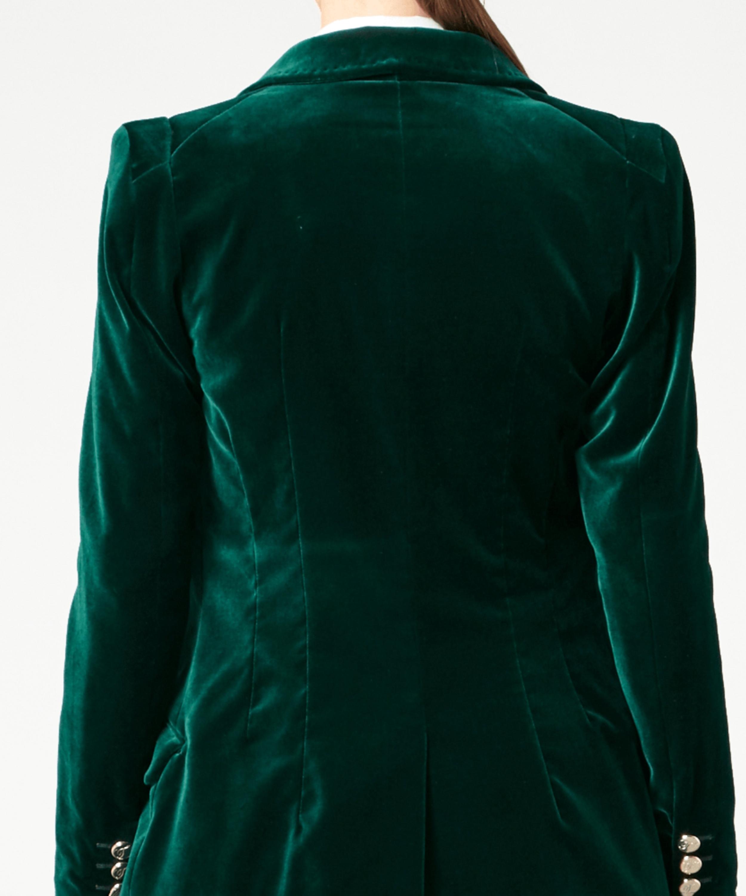 Temperley London - Clove Emerald Velvet Jacket image number 3