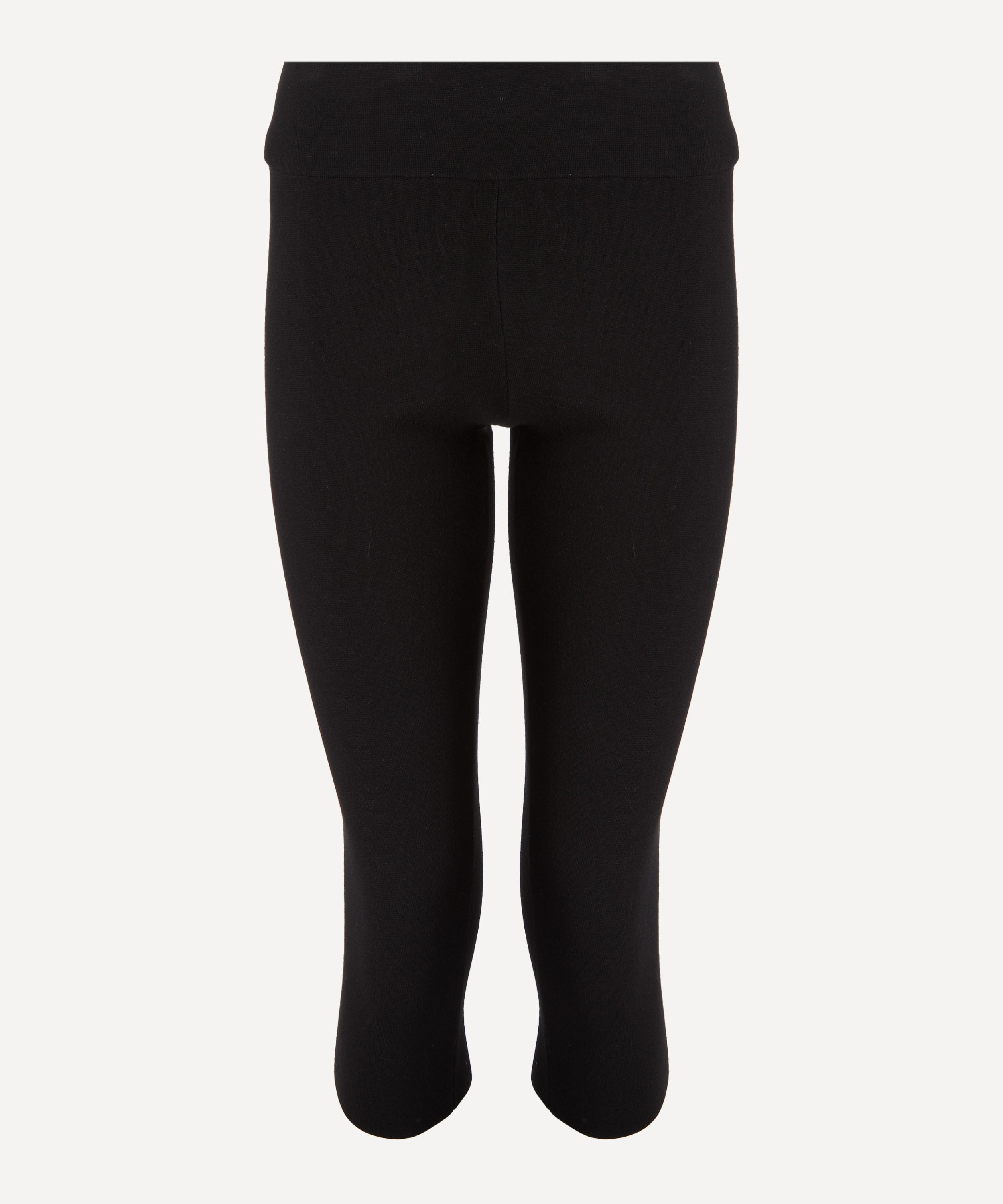 Toteme - Black Capri Knit Leggings