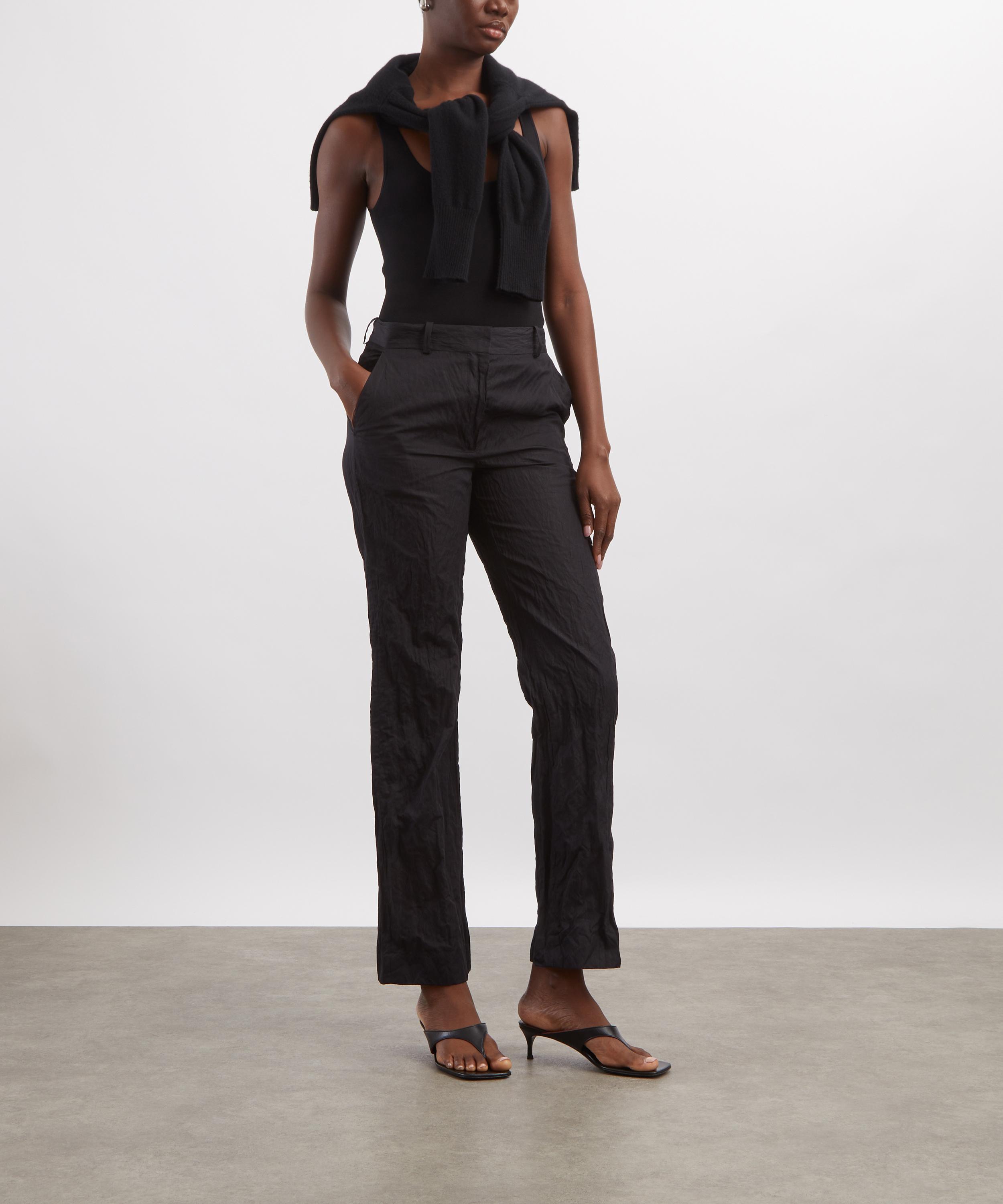 Toteme - Crinkled Cotton Trousers image number 1