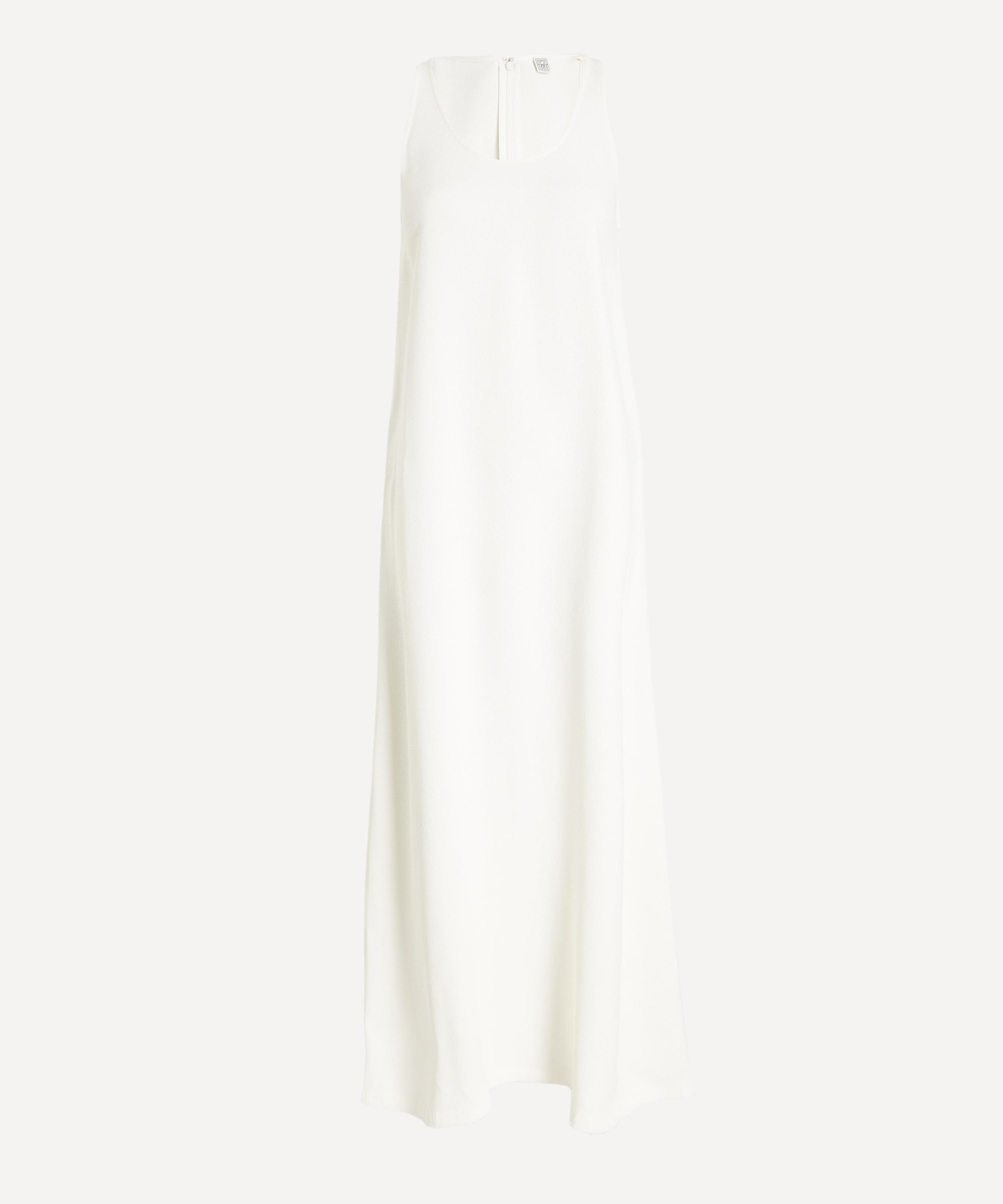 Toteme - Macadamia Scoop-Neck Sabl&eacute; Dress