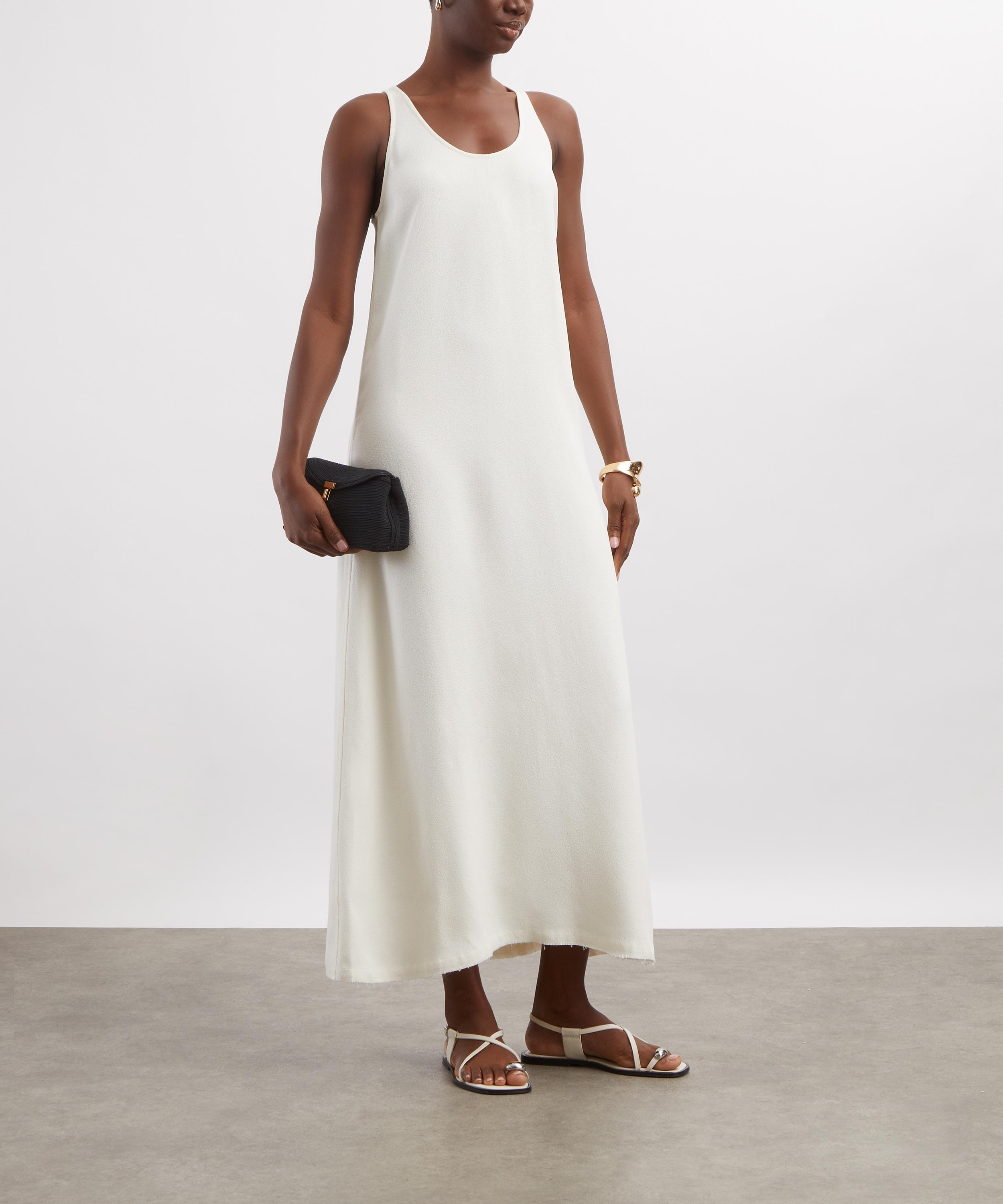 Toteme - Macadamia Scoop-Neck Sabl&eacute; Dress image number 1