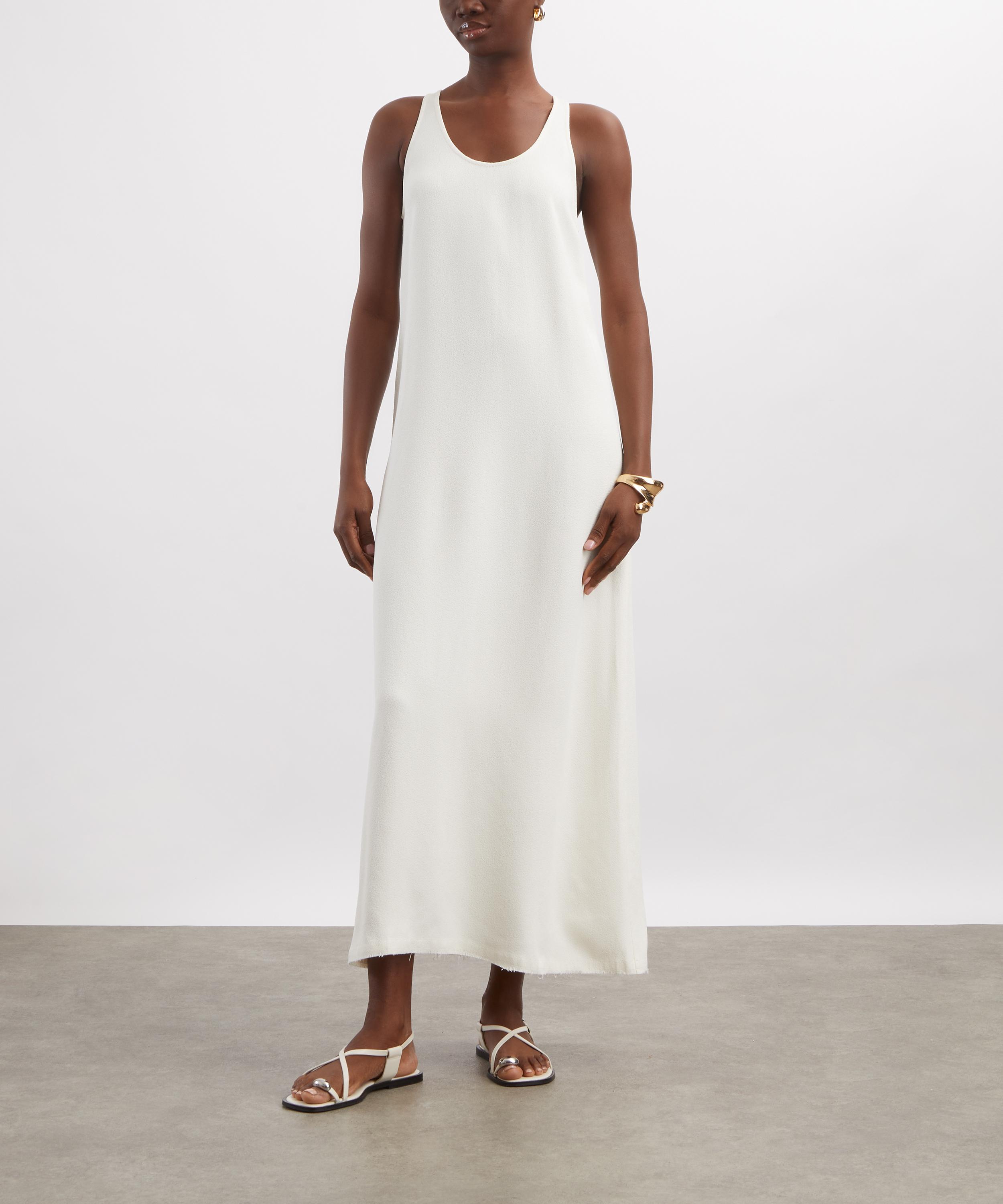 Toteme - Macadamia Scoop-Neck Sabl&eacute; Dress image number 2