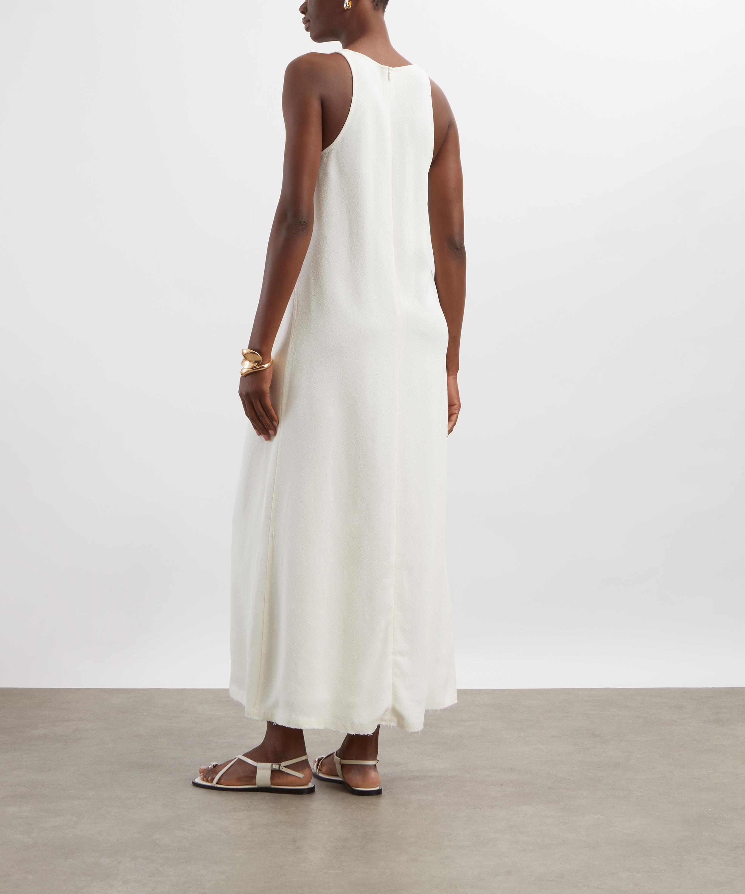 Toteme - Macadamia Scoop-Neck Sabl&eacute; Dress image number 3