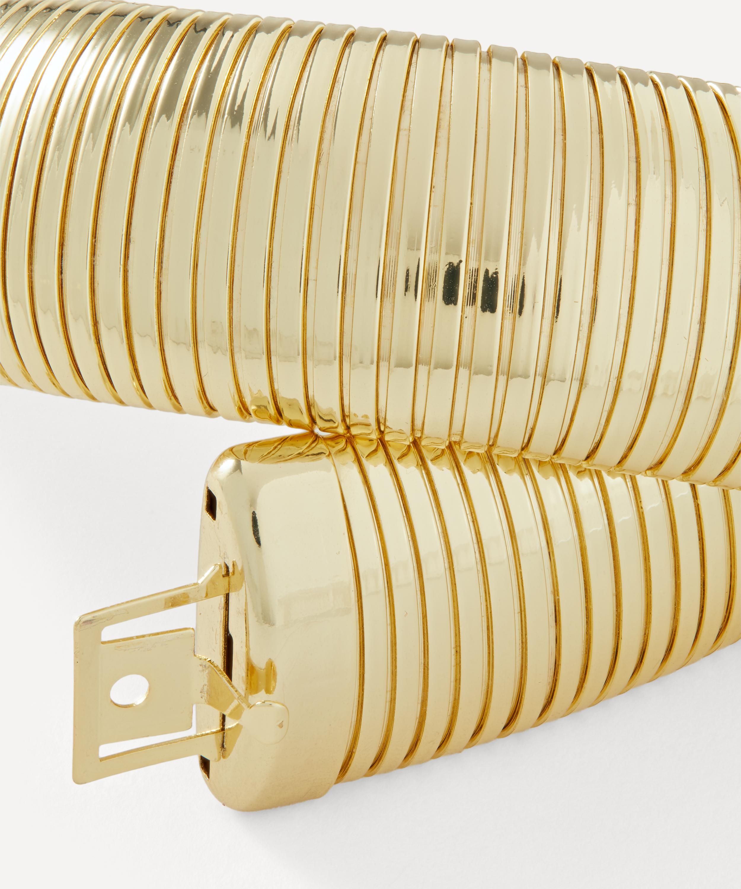 Kenneth Jay Lane - Gold-Plated Ribbed Choker Necklace image number 1