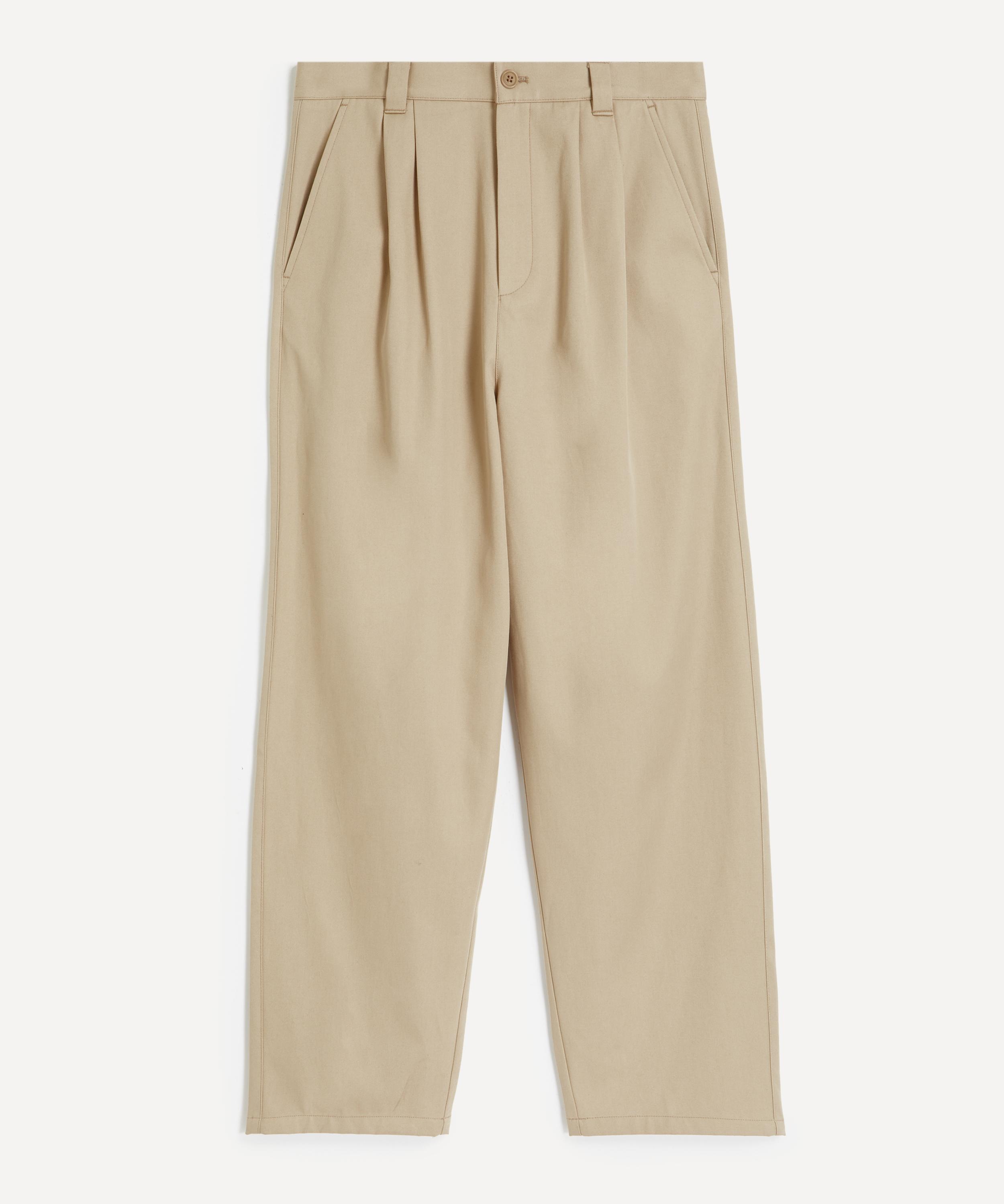 A.P.C. - Ricky Beige Cotton Gabardine Trousers