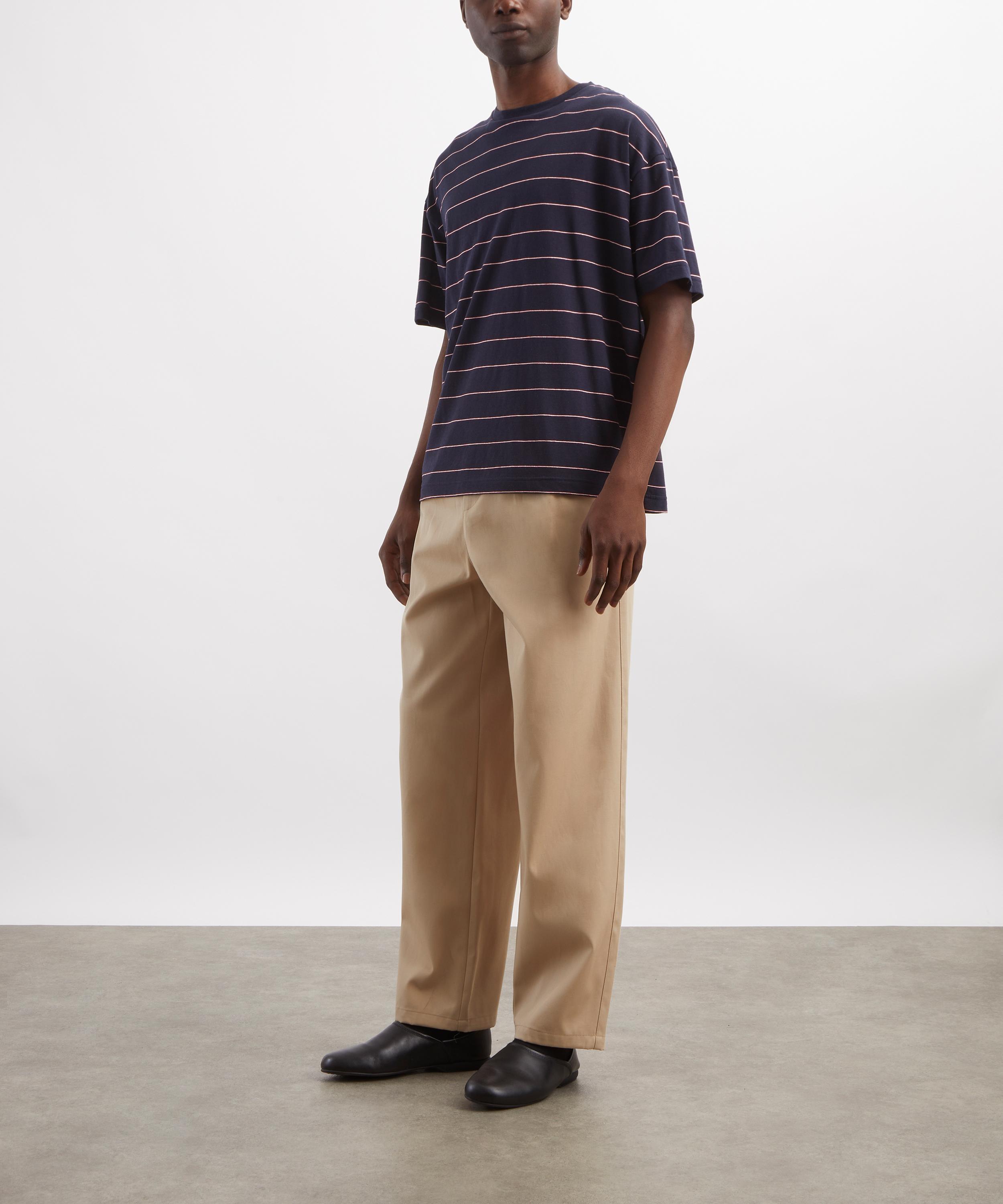 A.P.C. - Ricky Beige Cotton Gabardine Trousers image number 1