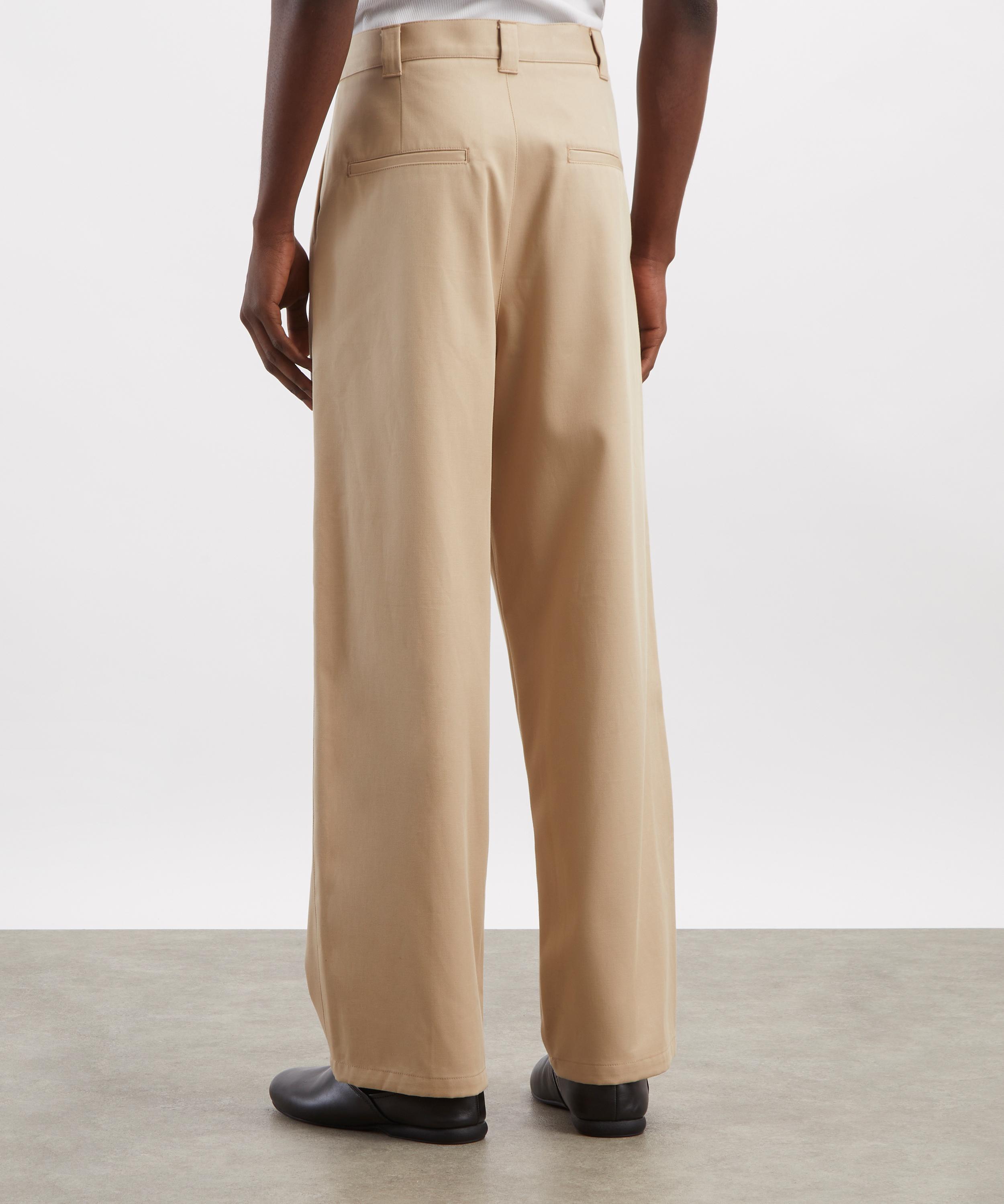 A.P.C. - Ricky Beige Cotton Gabardine Trousers image number 3