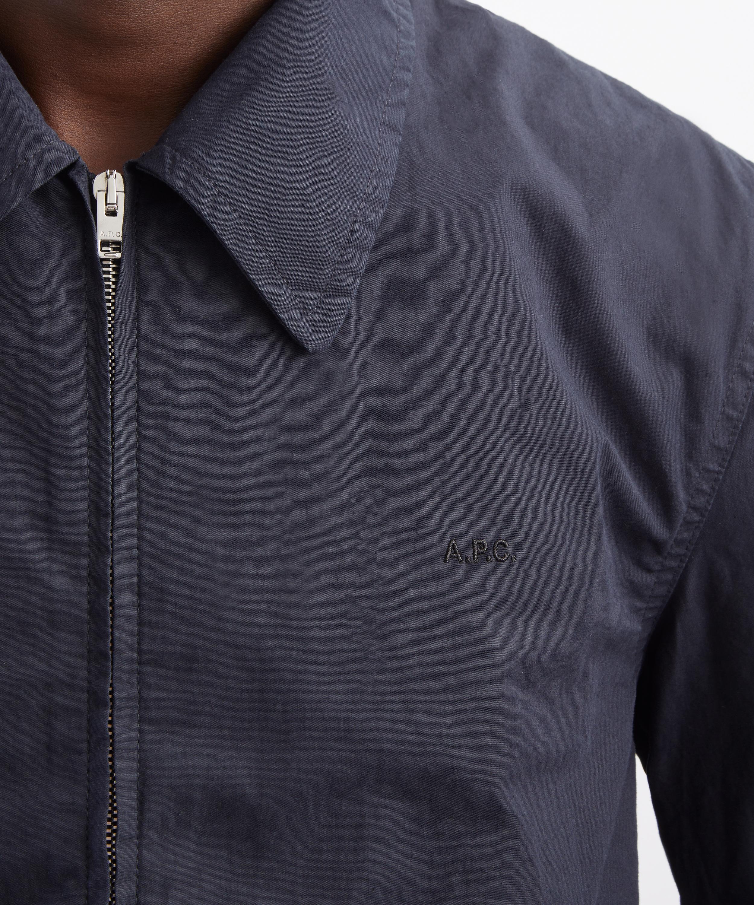 A.P.C. - Navy William Cotton Jacket image number 4