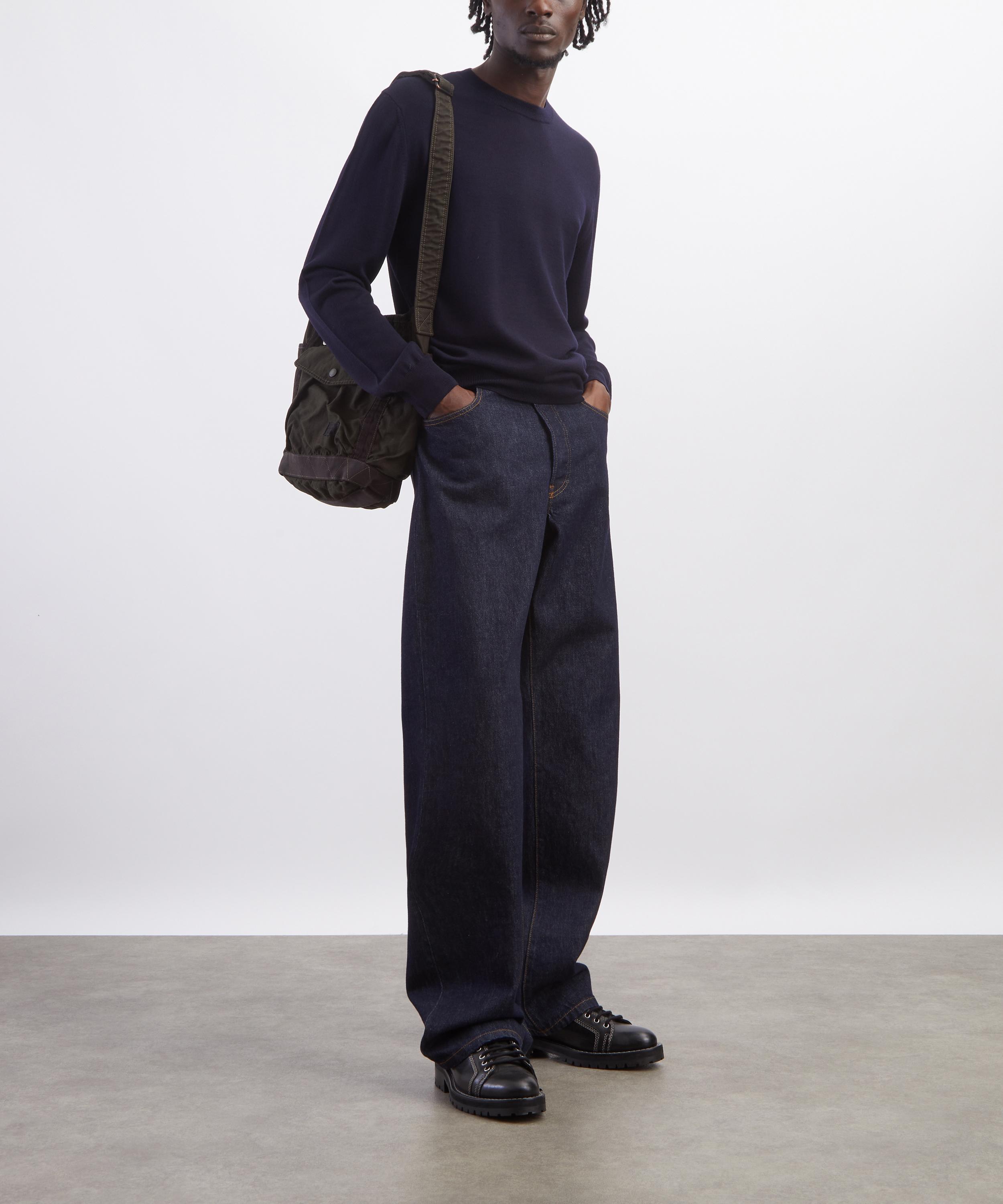 A.P.C. - Navy Mathieu Merino Wool Jumper image number 1