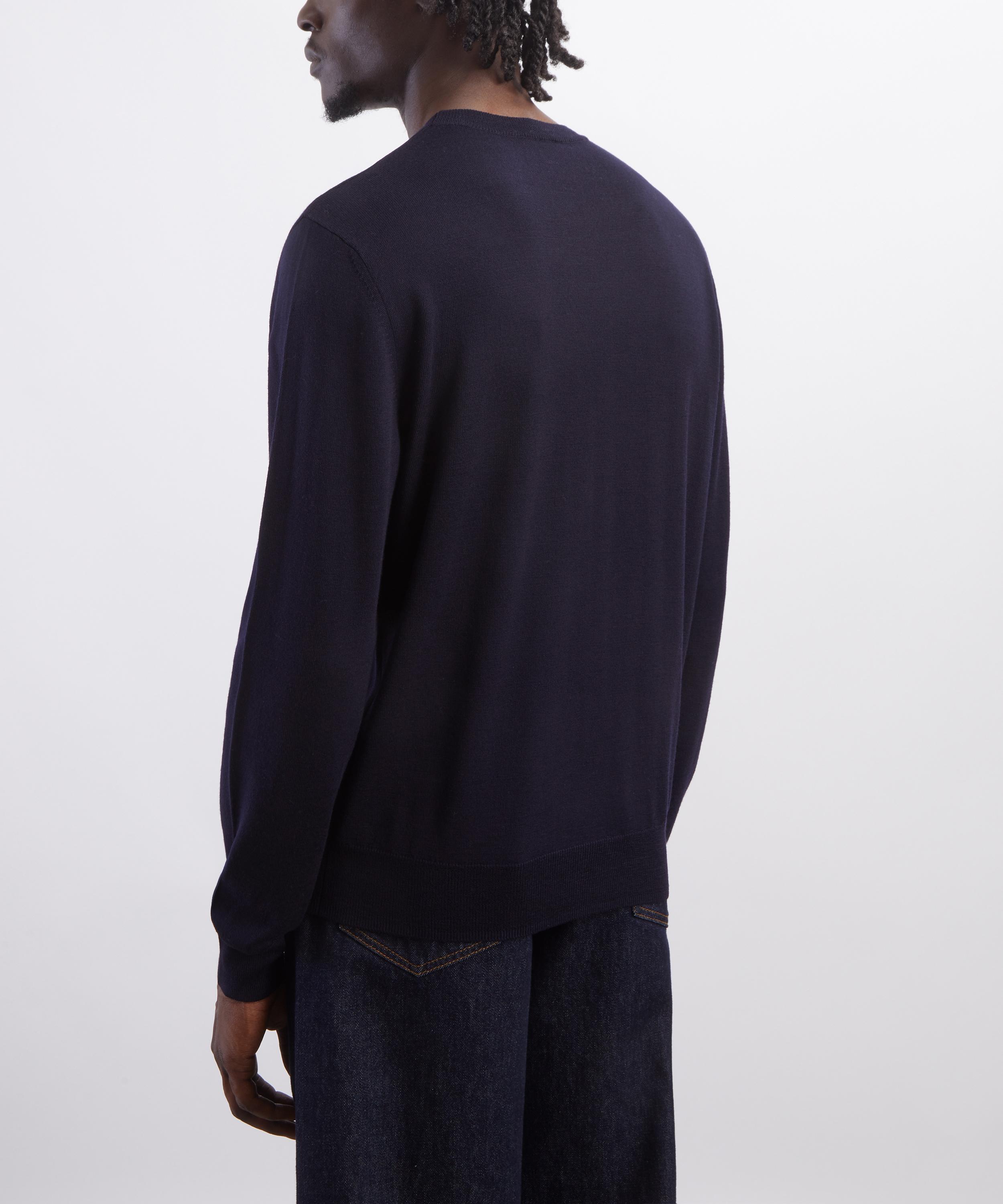 A.P.C. - Navy Mathieu Merino Wool Jumper image number 3
