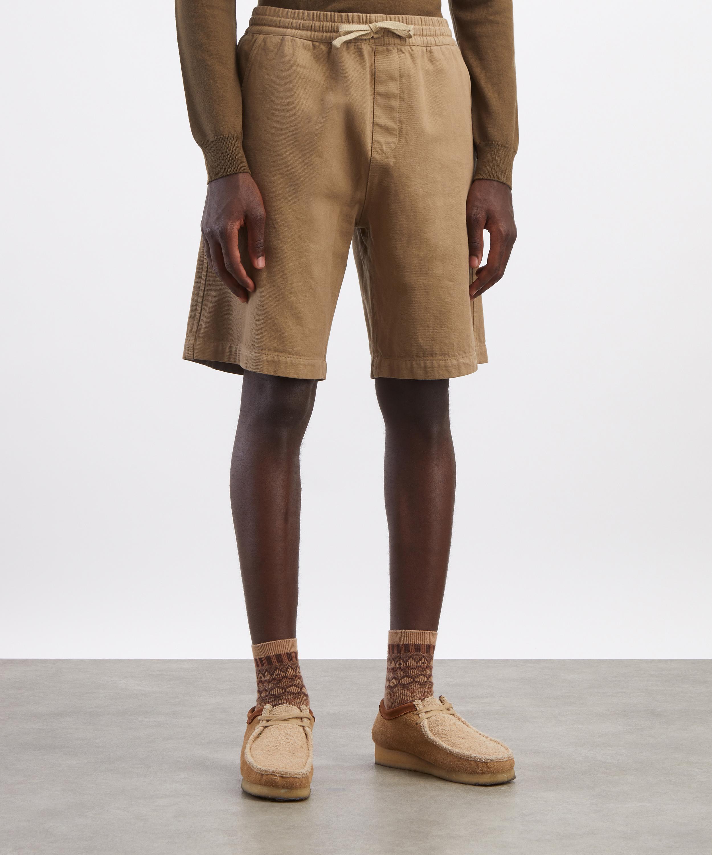 A.P.C. - Dark Beige Lose Bermuda Shorts image number 2