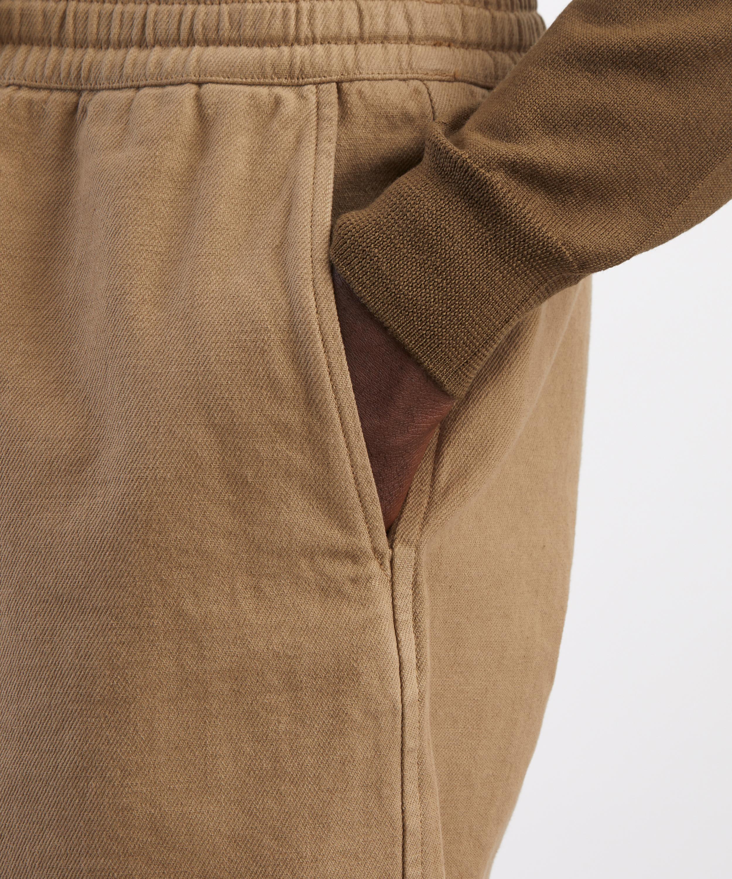 A.P.C. - Dark Beige Lose Bermuda Shorts image number 4