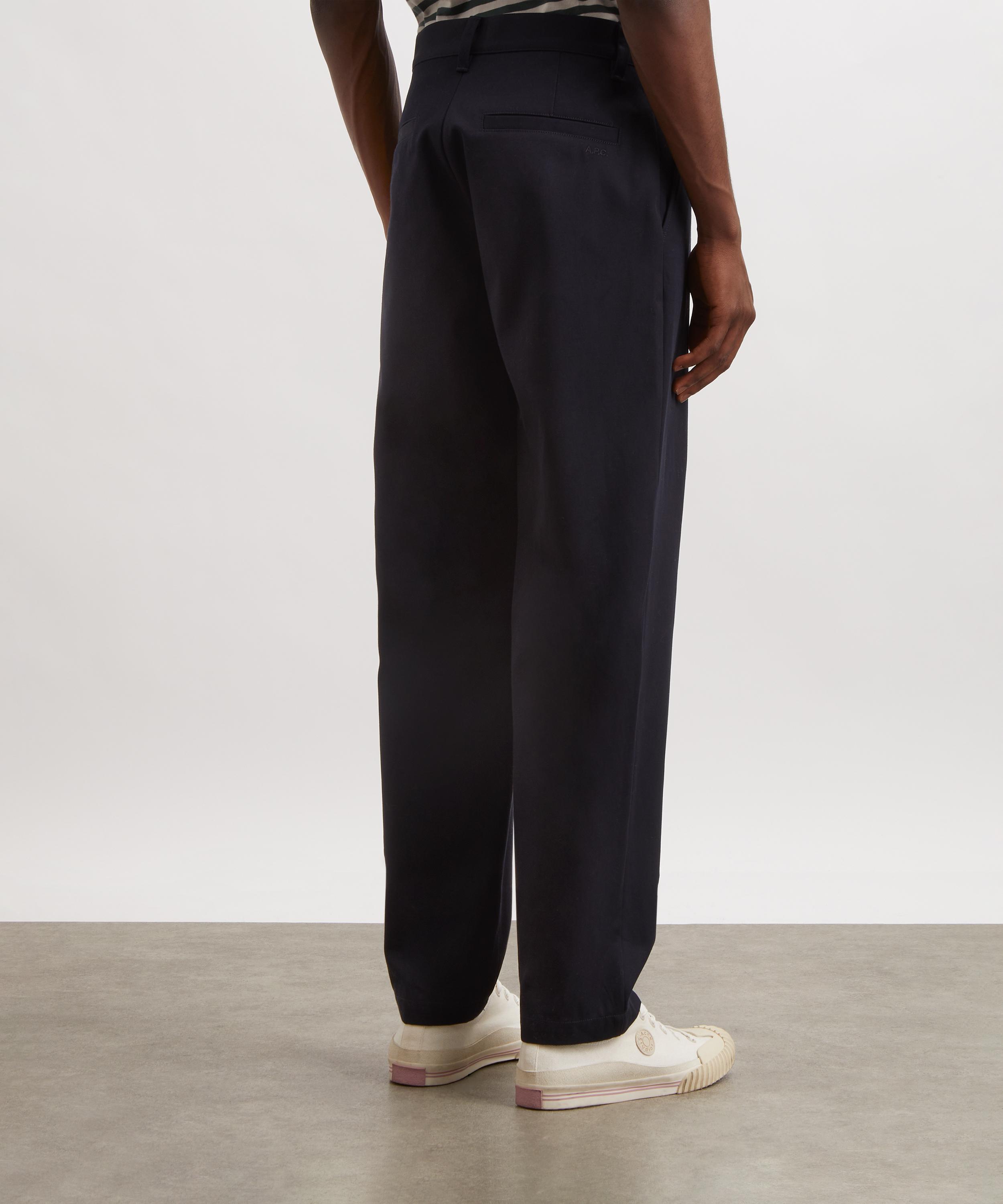 A.P.C. - Lawrence Navy Chino Trousers image number 3