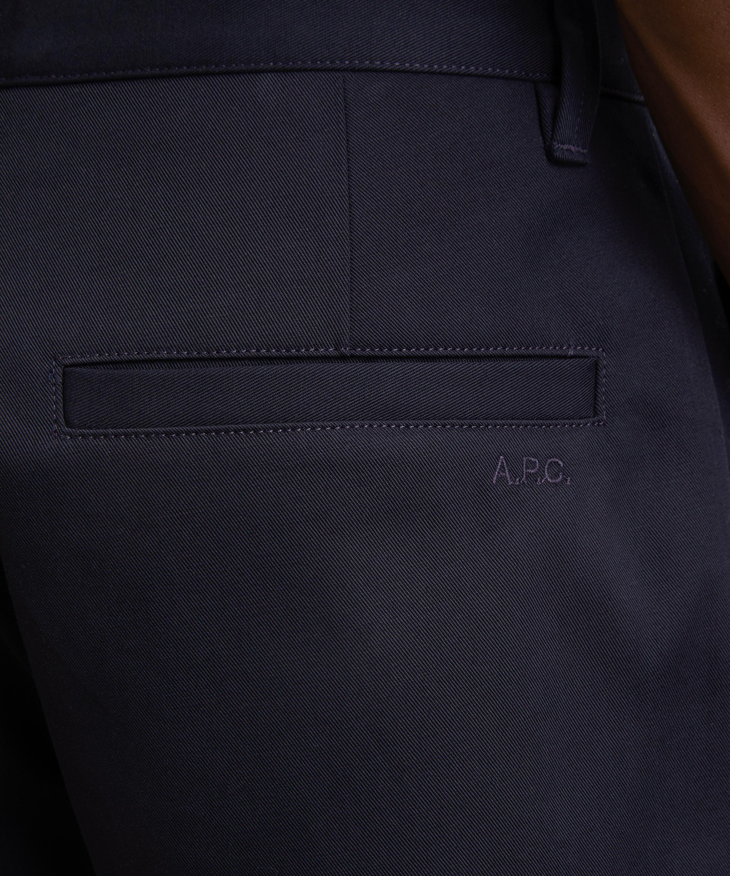A.P.C. - Lawrence Navy Chino Trousers image number 4