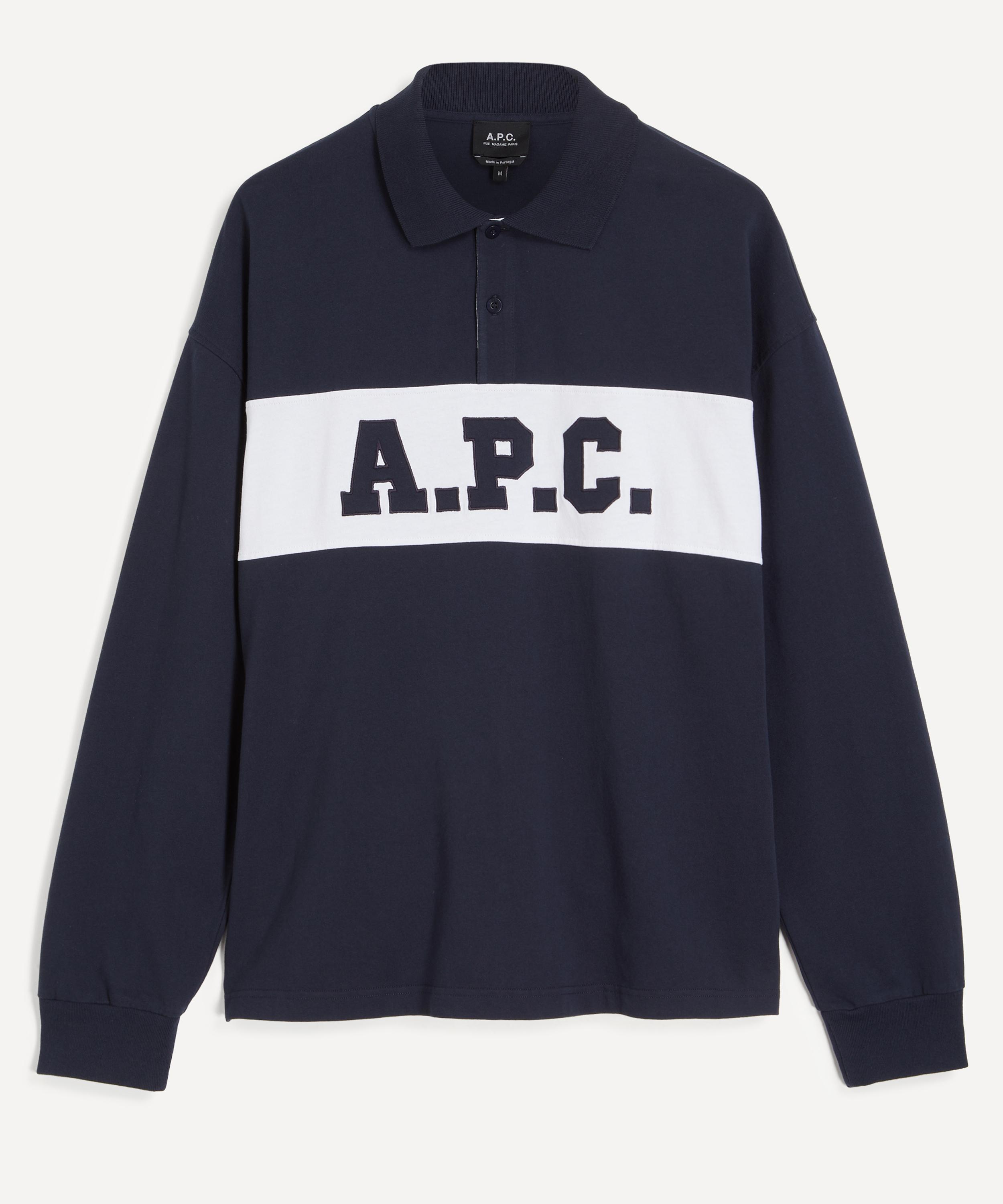 A.P.C. - Navy Blue APC Rugby Polo