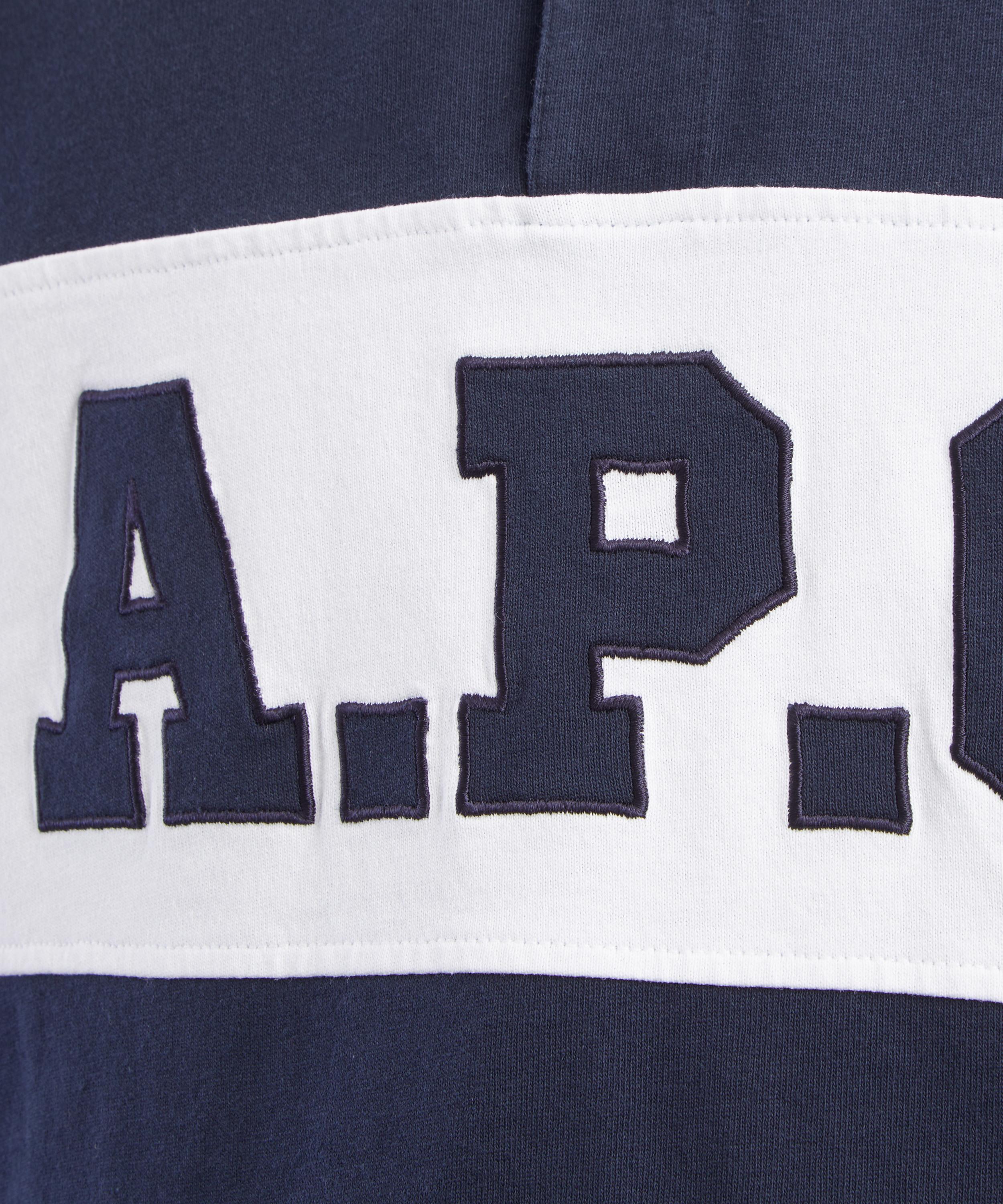 A.P.C. - Navy Blue APC Rugby Polo image number 4