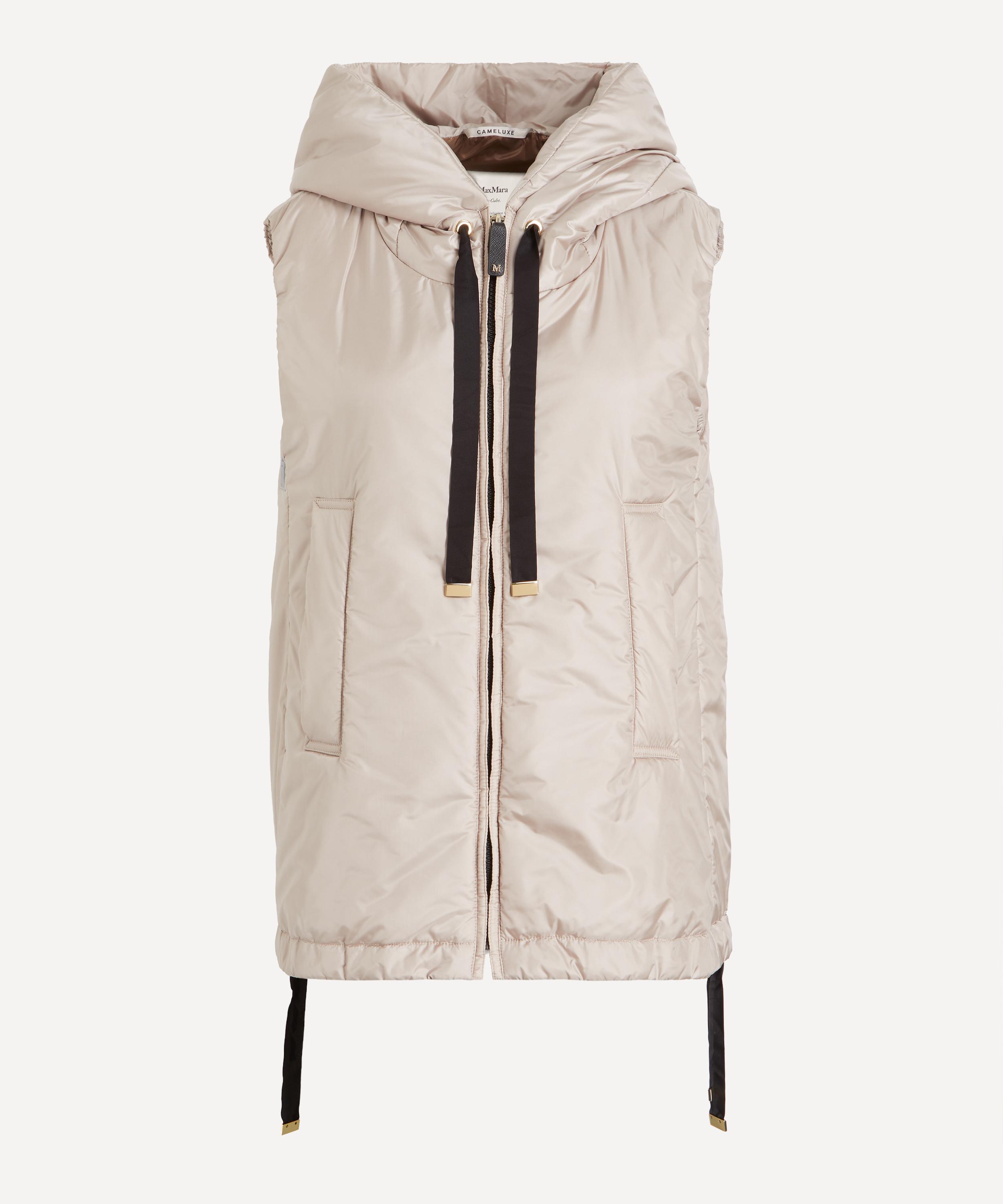 Max Mara - Beige Greengo Water-Repellent Hooded Gilet image number 0
