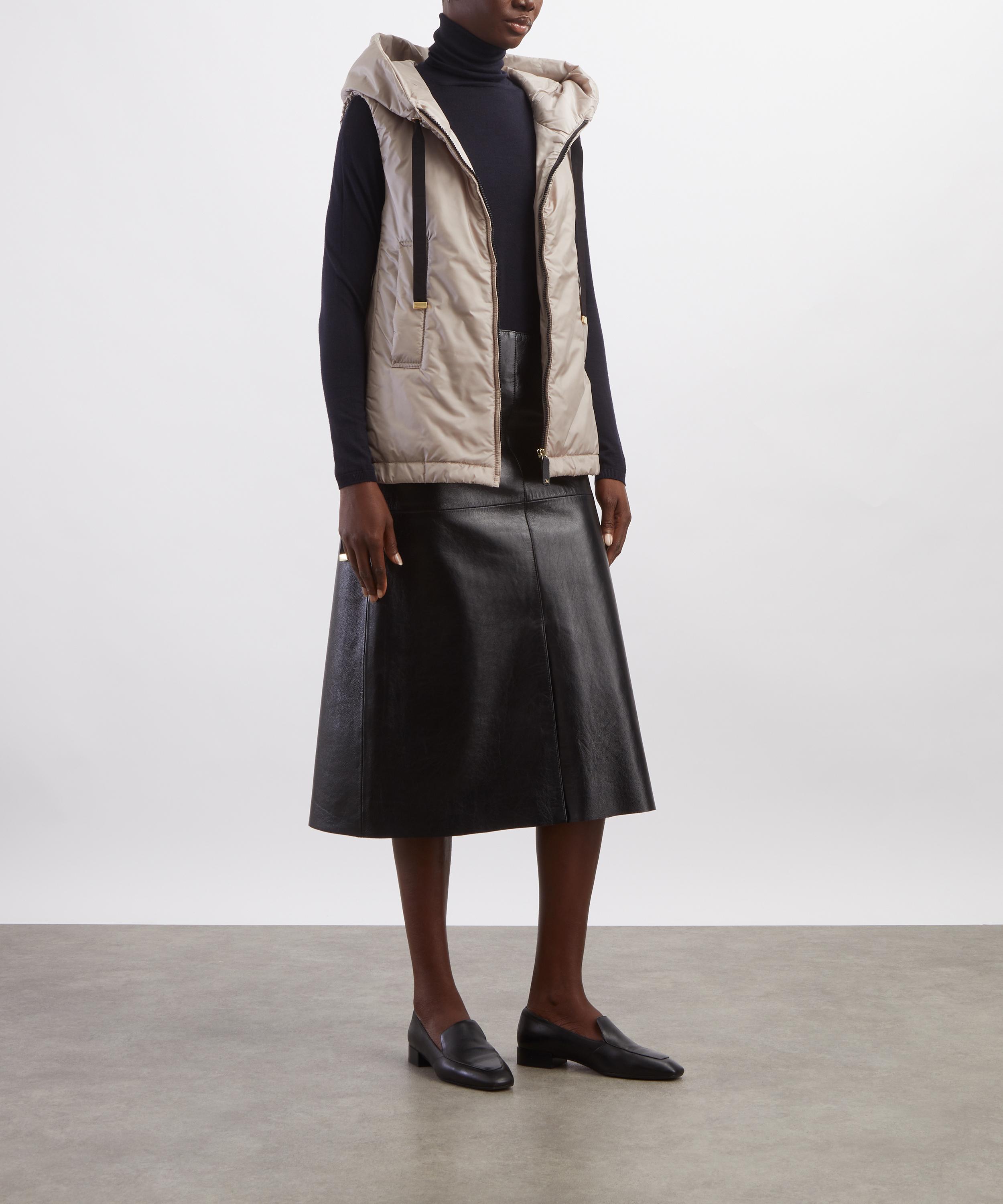 Max Mara - Beige Greengo Water-Repellent Hooded Gilet image number 1